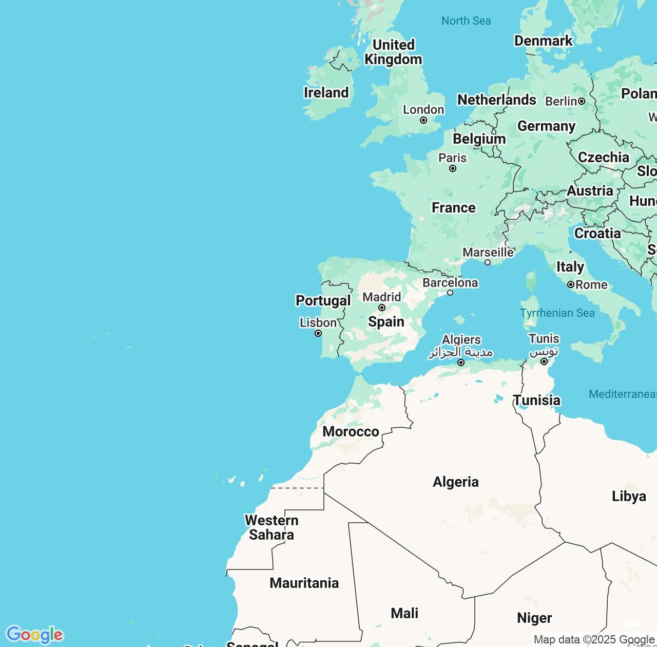 Map image for Intellectual Property Lawyers in Portugal and Europe IP firms at coordinates  ; .