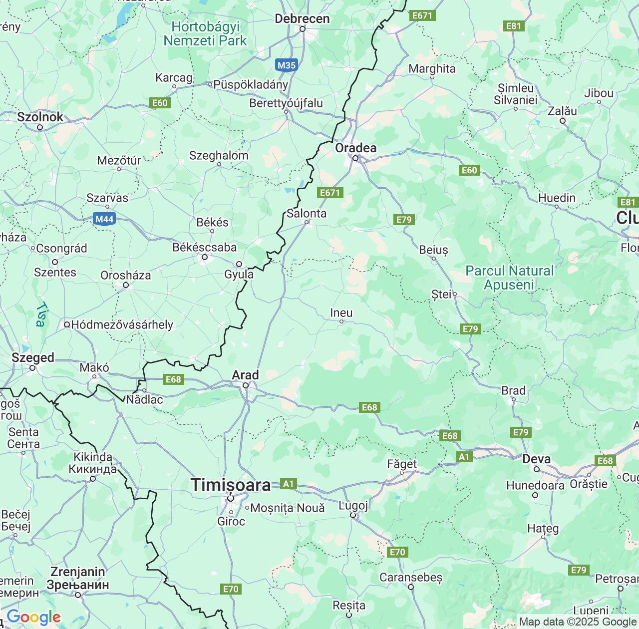Map image for Intellectual Property Lawyers in Arad County and Romania IP firms at coordinates  ; .