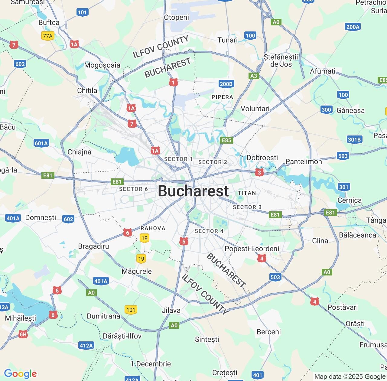 Map image for Intellectual Property Lawyers in București and Romania IP firms at coordinates  ; .