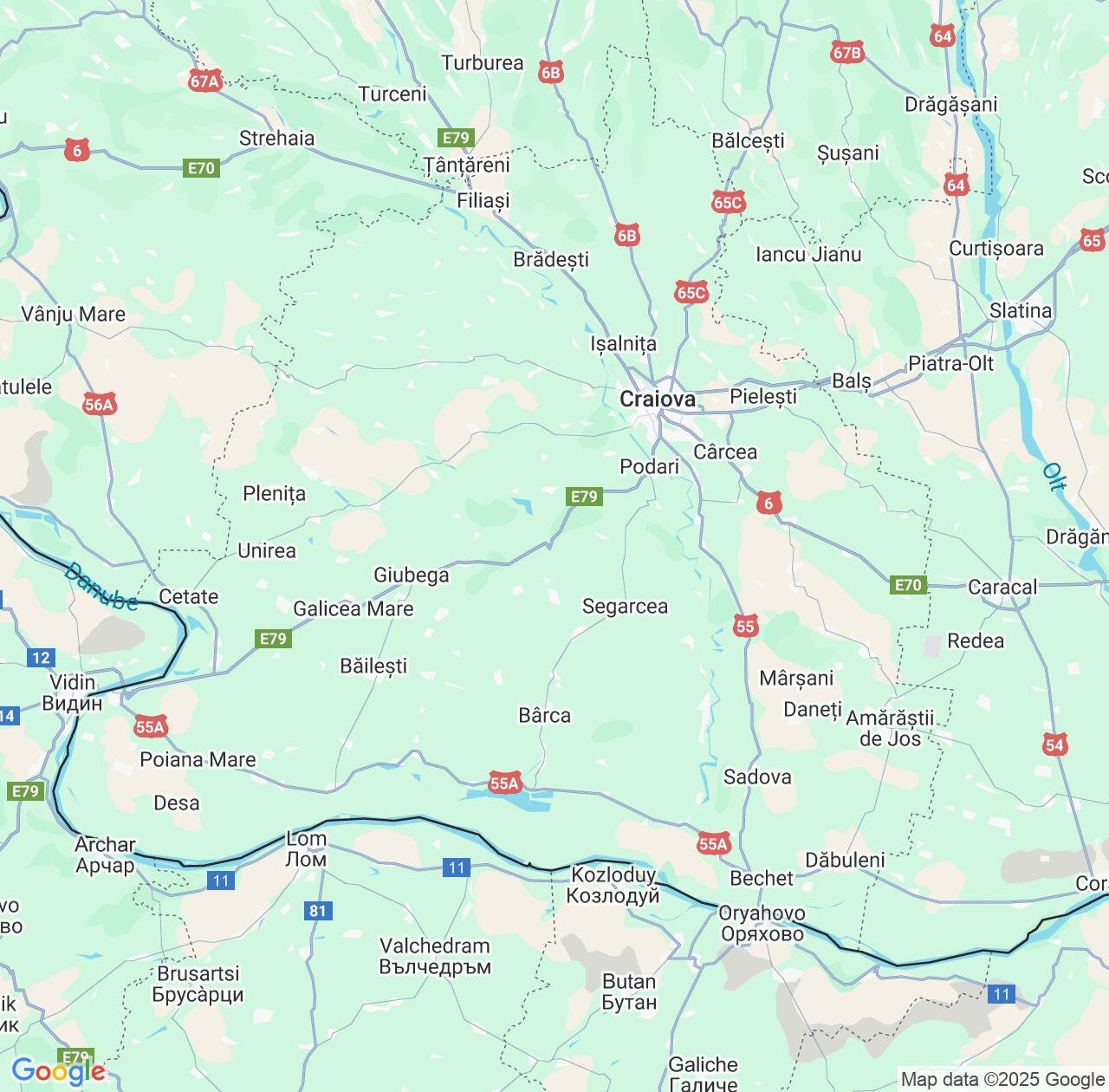 Map image for Intellectual Property Lawyers in Dolj and Romania IP firms at coordinates  ; .