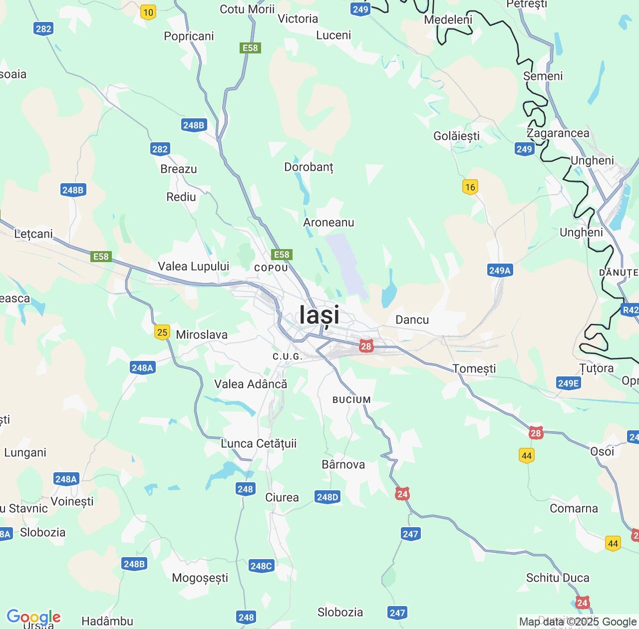 Map image for Intellectual Property Lawyers in Iasi and Iași County IP firms at coordinates  ; .