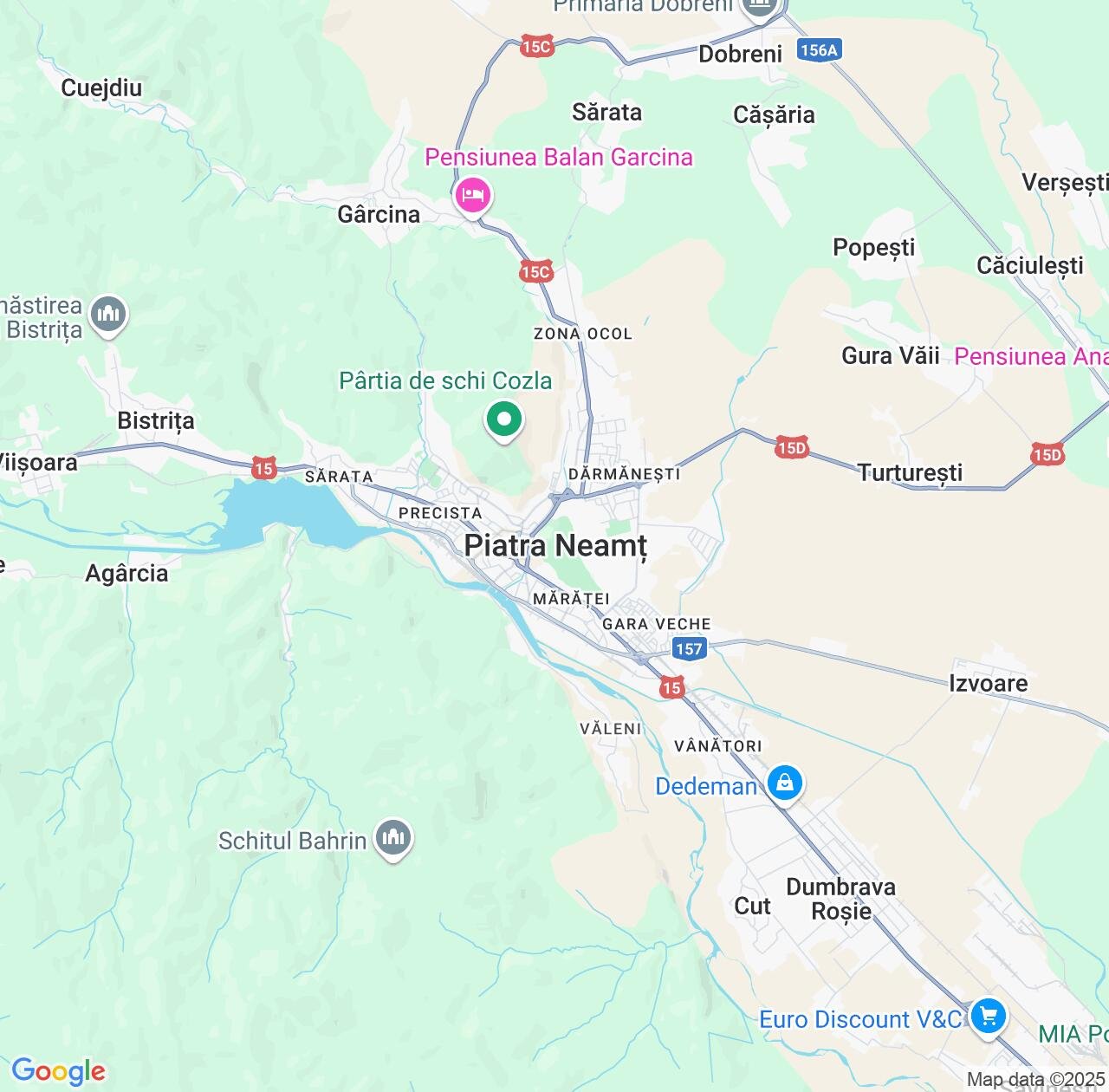 Map image for Intellectual Property Lawyers in Piatra Neamt and Neamț County IP firms at coordinates  ; .