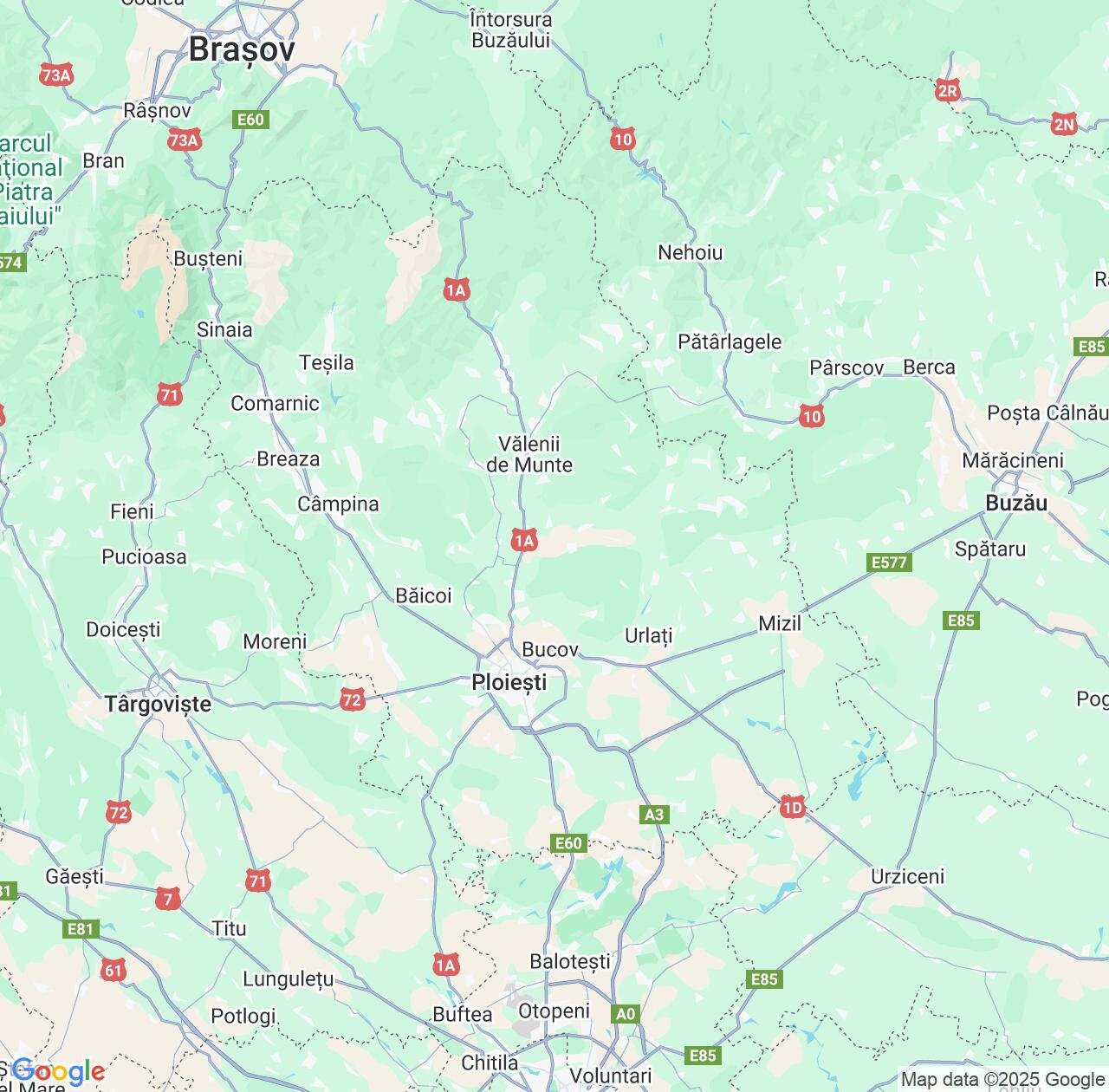 Map image for Intellectual Property Lawyers in Prahova and Romania IP firms at coordinates  ; .