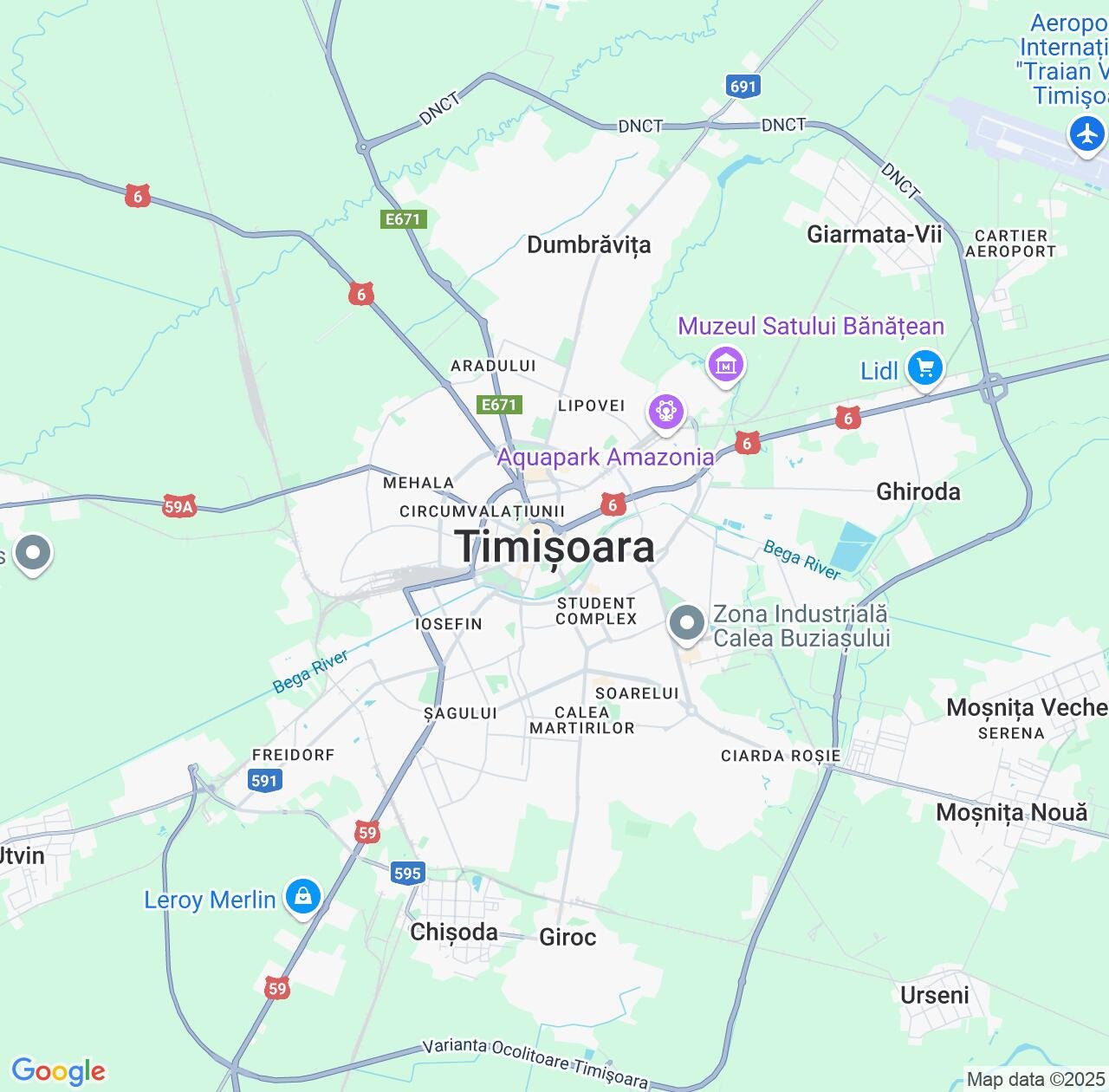 Map image for Intellectual Property Lawyers in Timisoara and Timiș County IP firms at coordinates  ; .