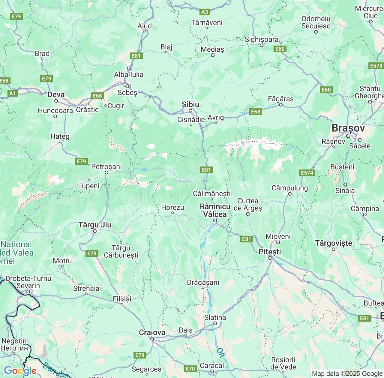Map image for Intellectual Property Lawyers in Vâlcea County and Romania IP firms at coordinates  ; .
