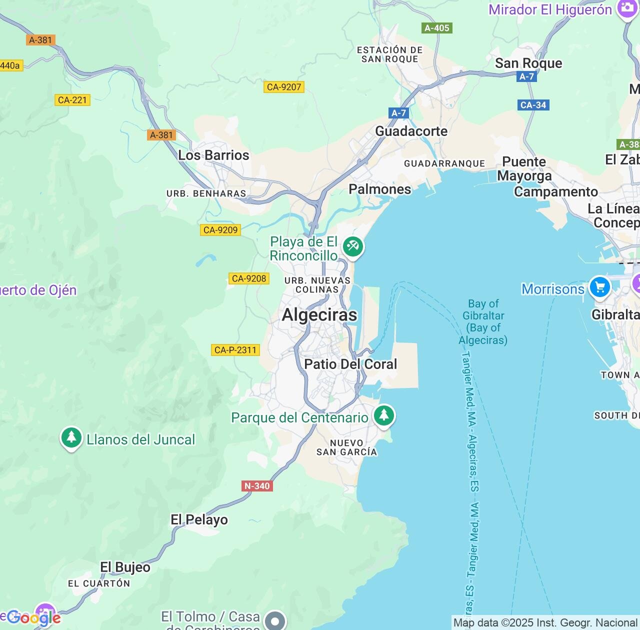Map image for Intellectual Property Lawyers in Algeciras and Andalusia IP firms at coordinates  ; .