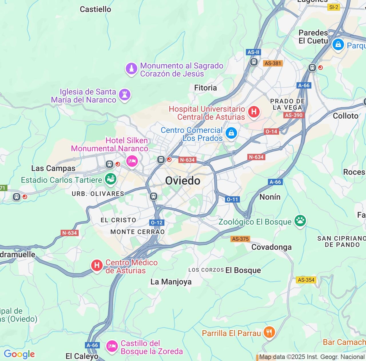 Map image for Intellectual Property Lawyers in Oviedo and Asturias IP firms at coordinates  ; .