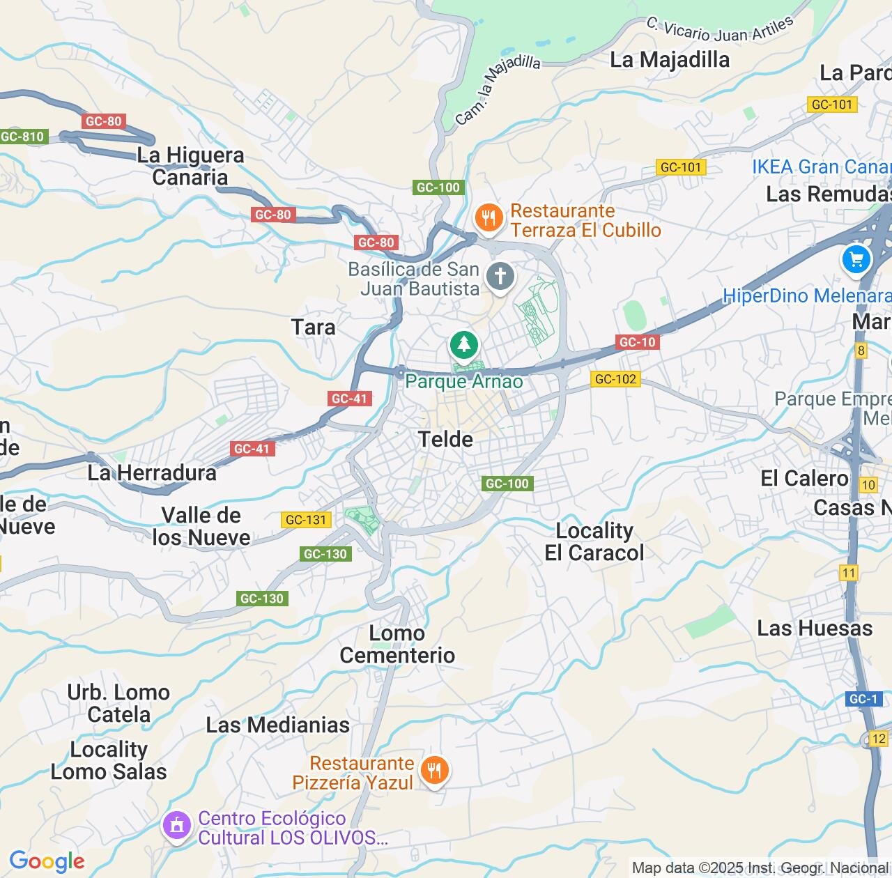 Map image for Intellectual Property Lawyers in Telde and Canary Islands IP firms at coordinates  ; .
