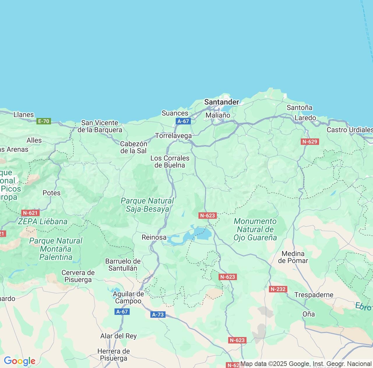 Map image for Intellectual Property Lawyers in Cantabria and Spain IP firms at coordinates  ; .