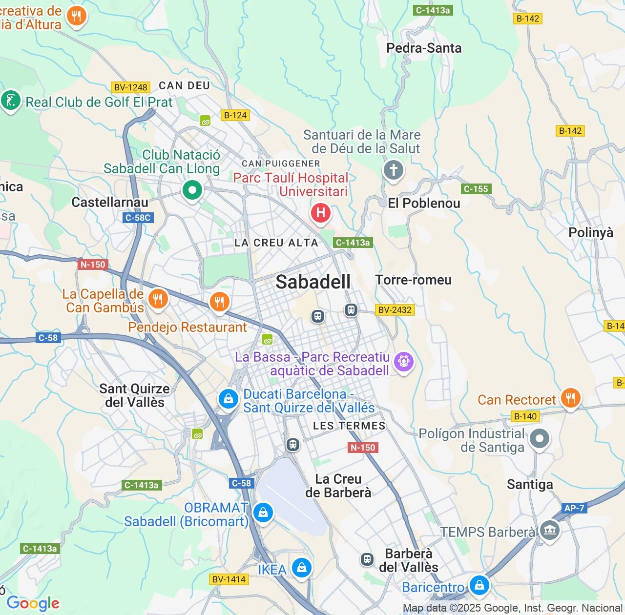 Map image for Intellectual Property Lawyers in Sabadell and Catalonia IP firms at coordinates  ; .