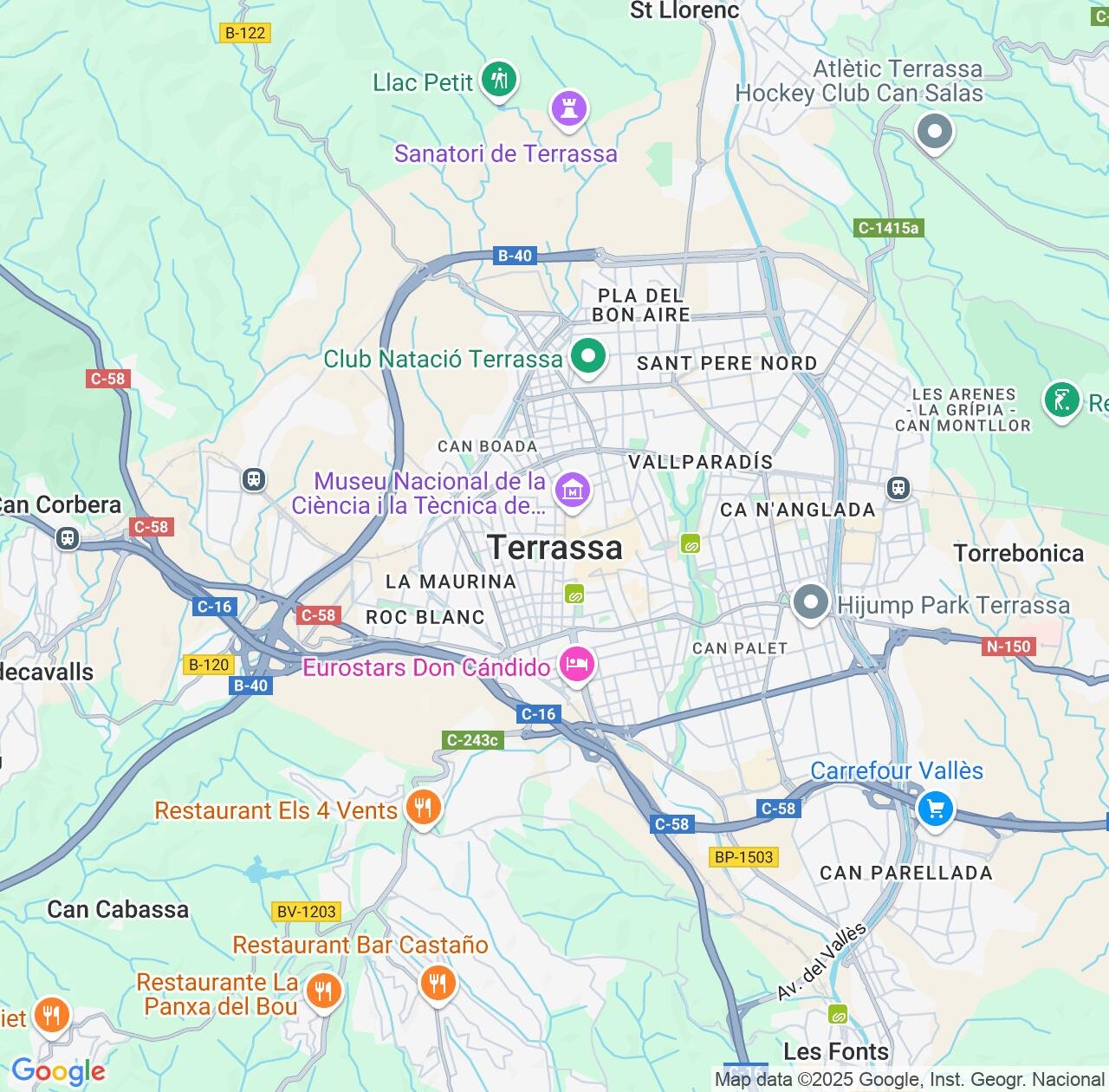 Map image for Intellectual Property Lawyers in Terrassa and Catalonia IP firms at coordinates  ; .