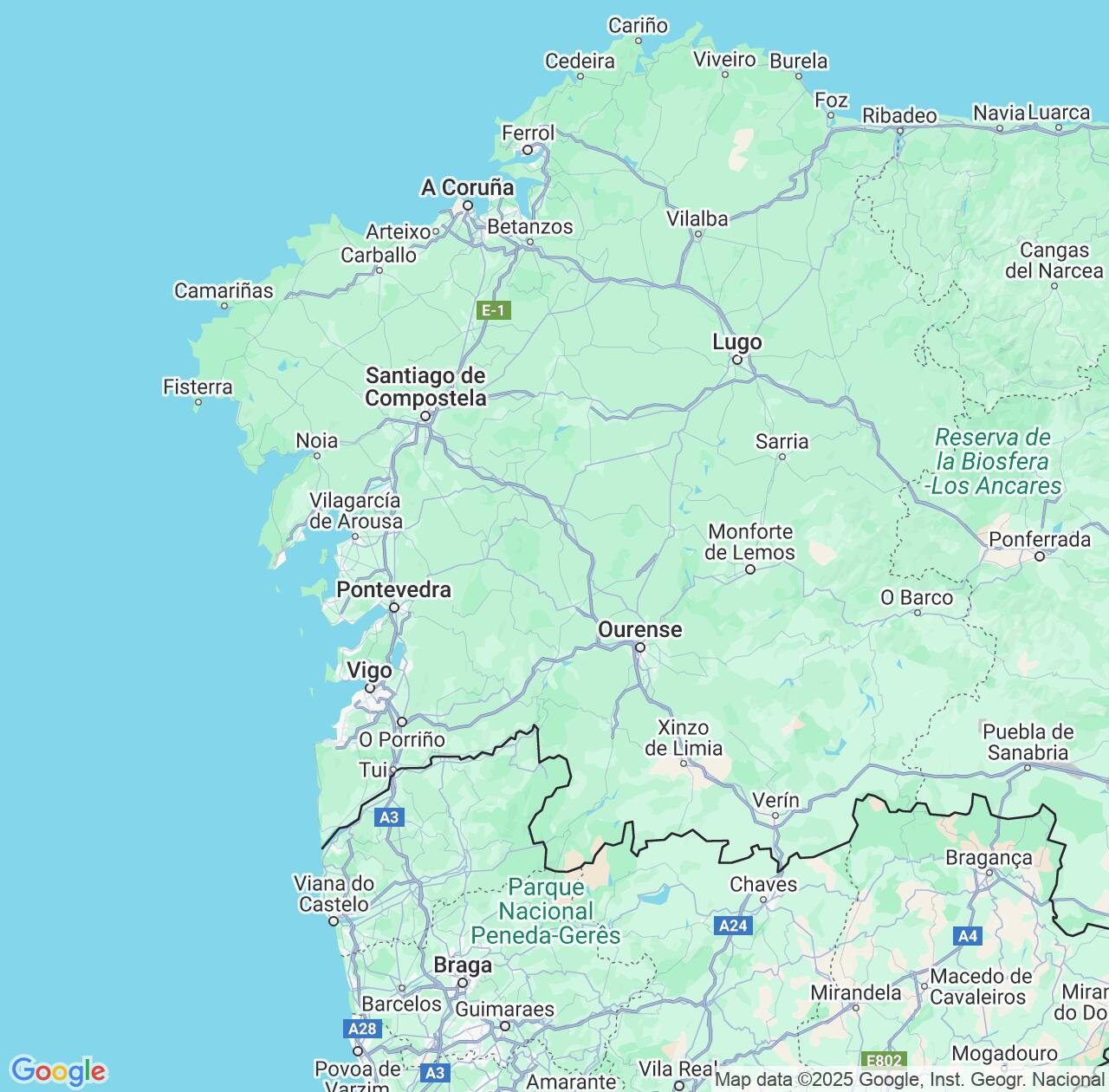 Map image for Intellectual Property Lawyers in Galicia and Spain IP firms at coordinates  ; .