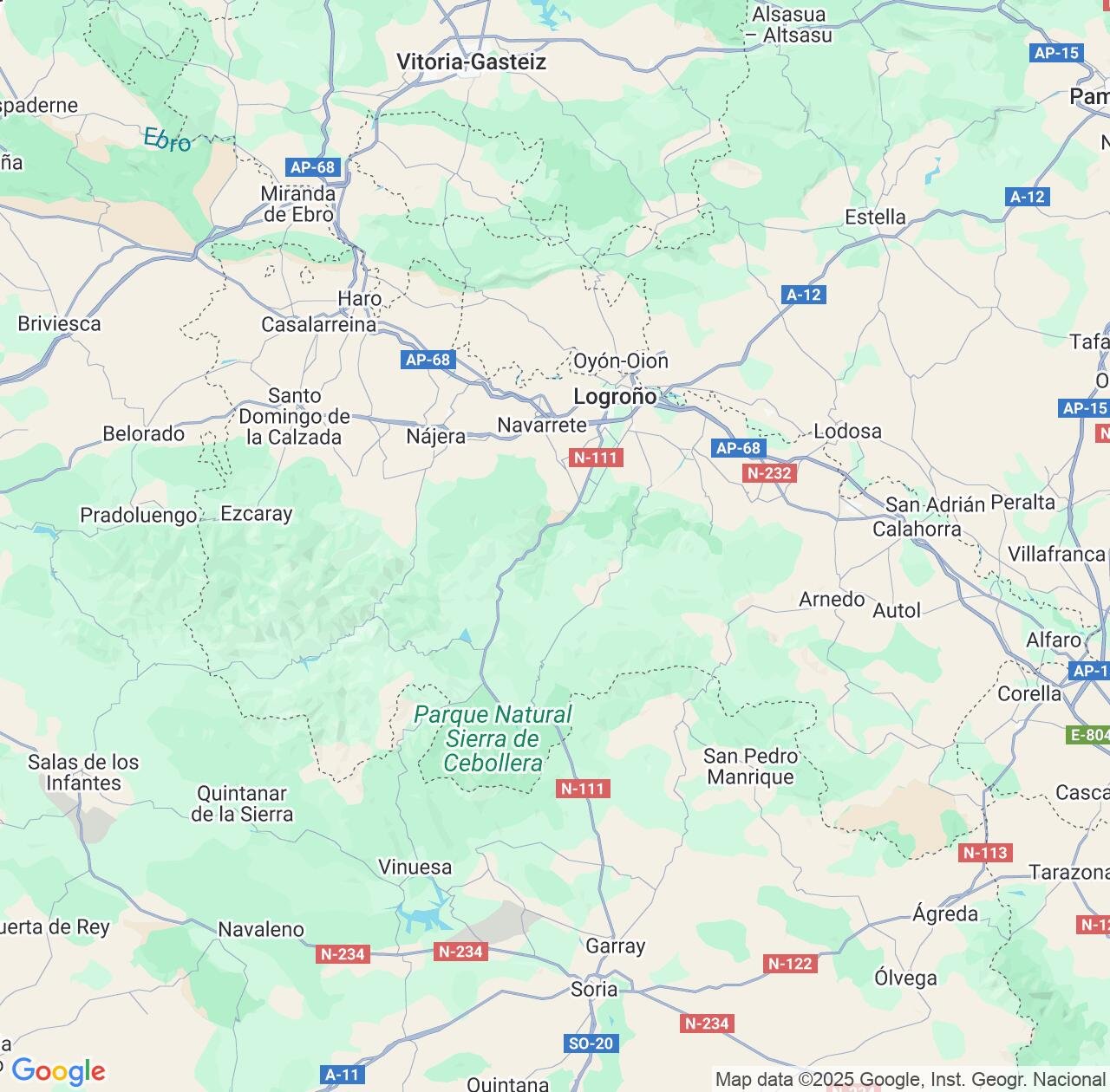 Map image for Intellectual Property Lawyers in La Rioja and Spain IP firms at coordinates  ; .