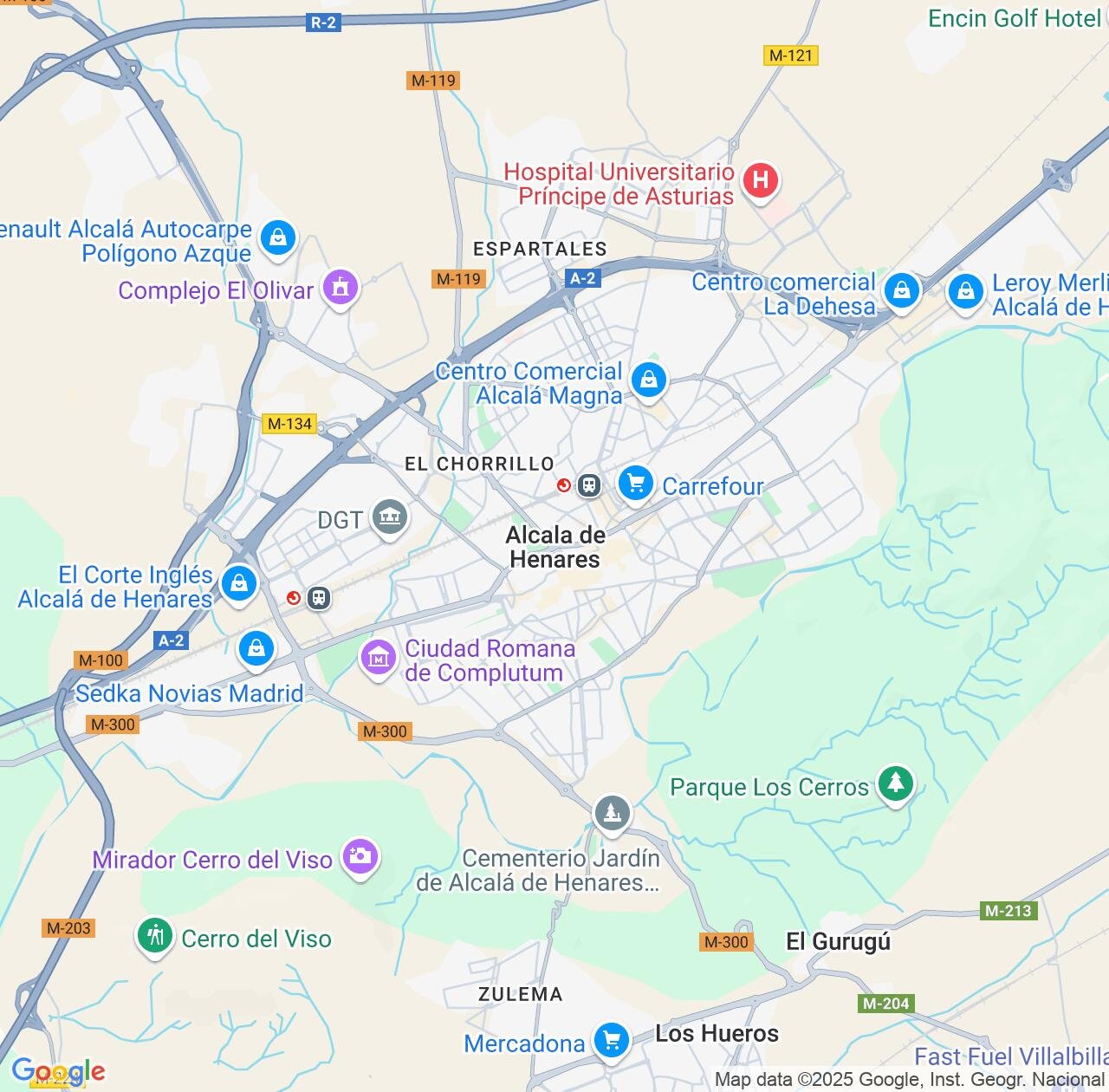 Map image for Intellectual Property Lawyers in Alcala de Henares and Madrid IP firms at coordinates  ; .