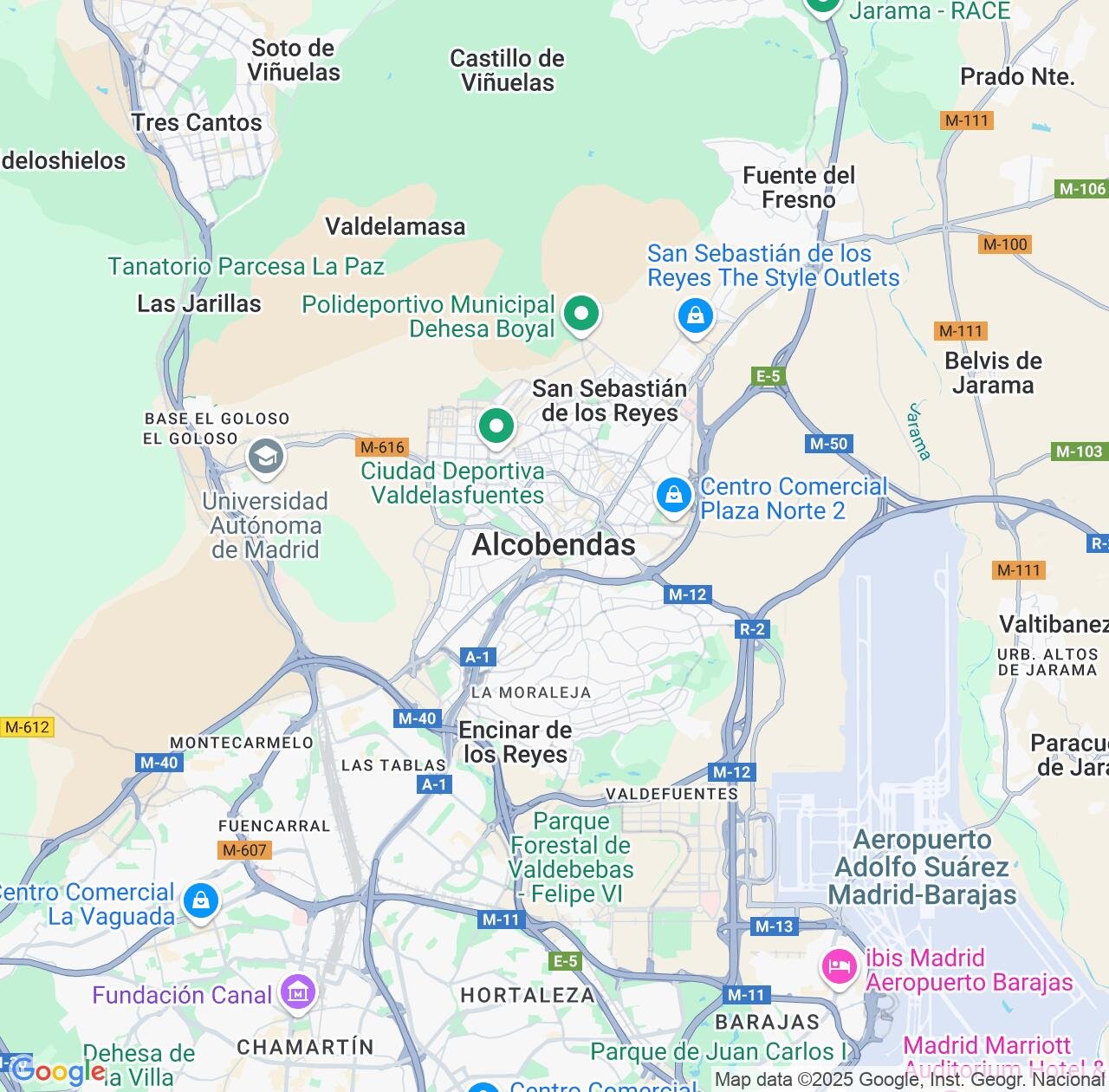 Map image for Intellectual Property Lawyers in Alcobendas and Madrid IP firms at coordinates  ; .