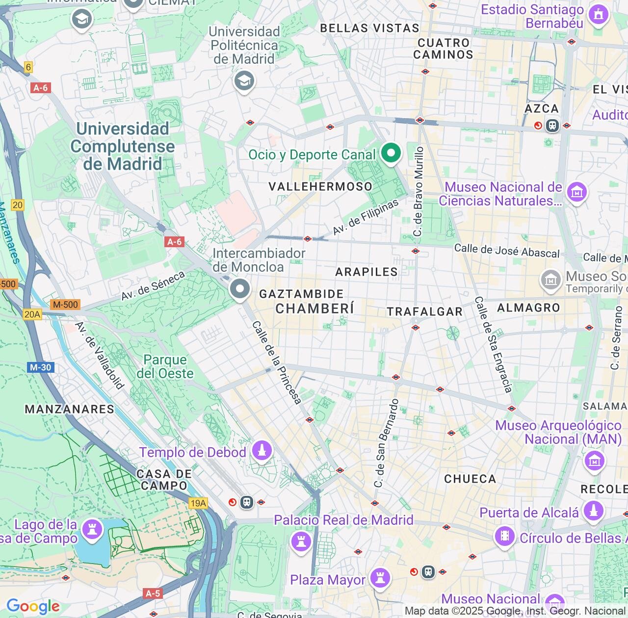 Map image for Intellectual Property Lawyers in Chamberi and Madrid IP firms at coordinates  ; .