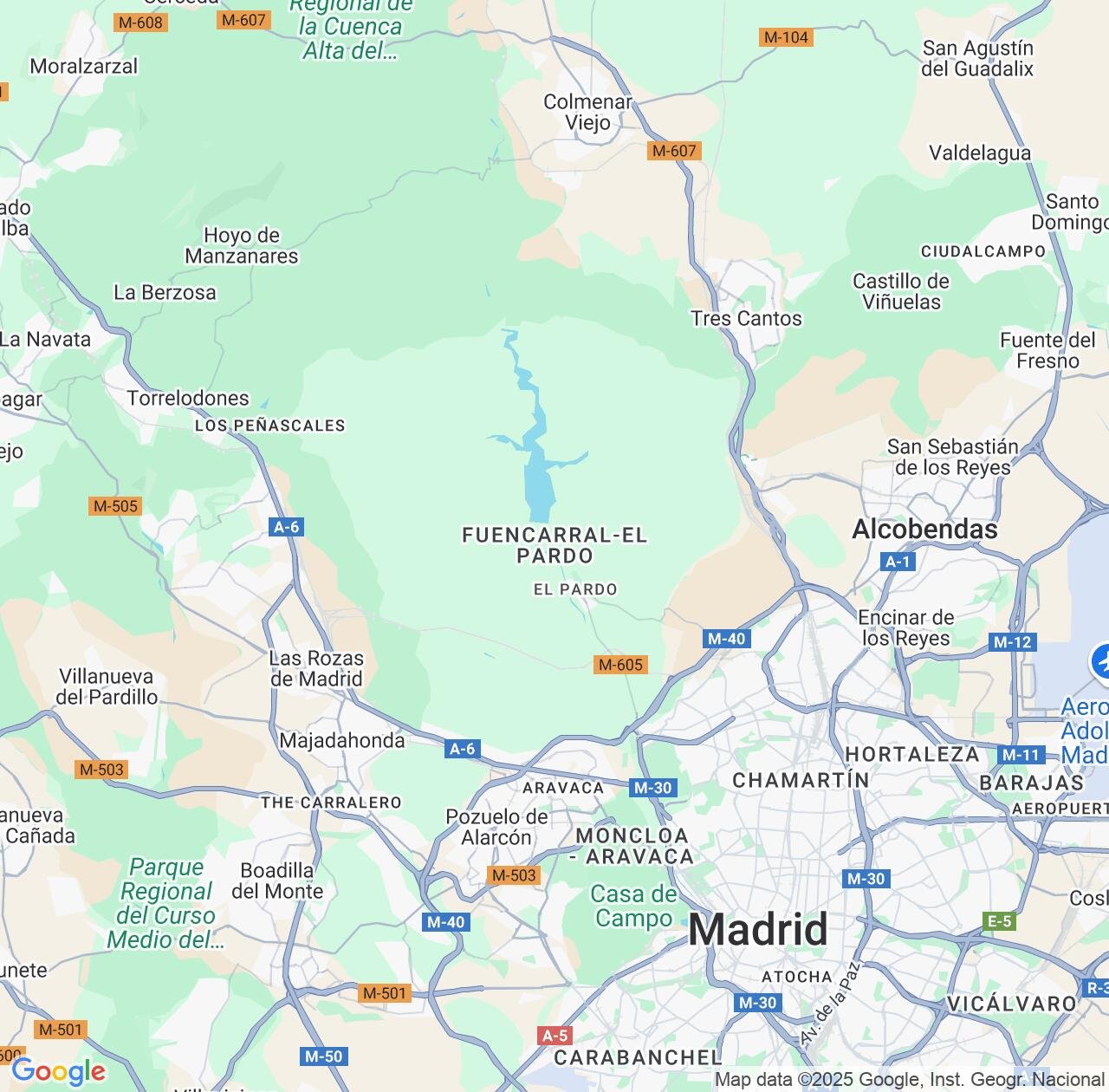 Map image for Intellectual Property Lawyers in Fuencarral-El Pardo and Madrid IP firms at coordinates  ; .
