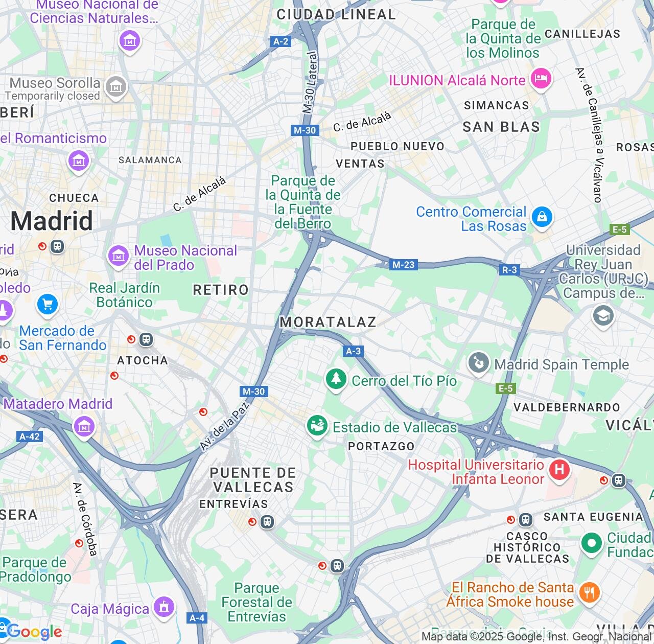 Map image for Intellectual Property Lawyers in Moratalaz and Madrid IP firms at coordinates  ; .