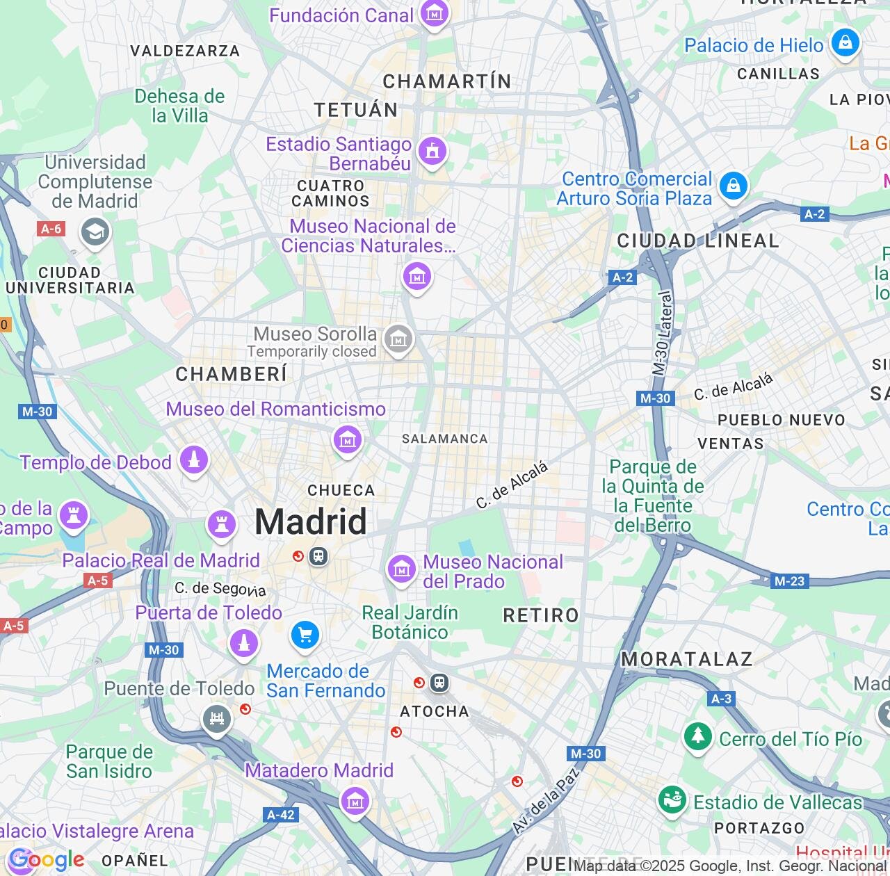Map image for Intellectual Property Lawyers in Salamanca and Madrid IP firms at coordinates  ; .