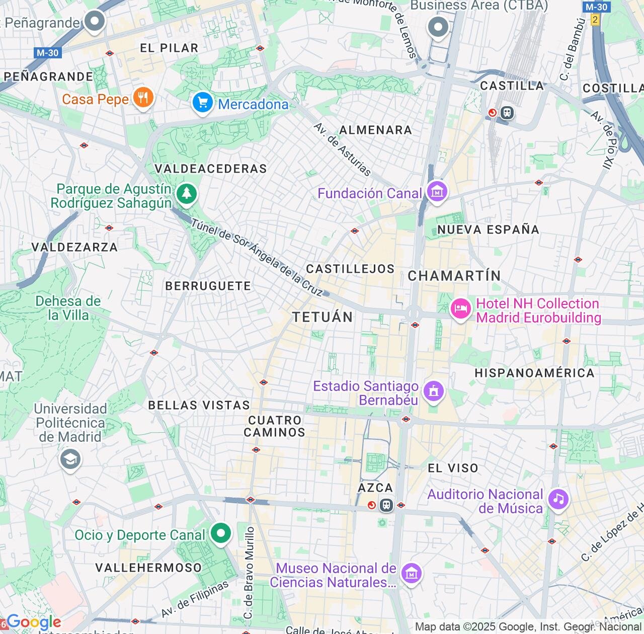 Map image for Intellectual Property Lawyers in Tetuan de las Victorias and Madrid IP firms at coordinates  ; .