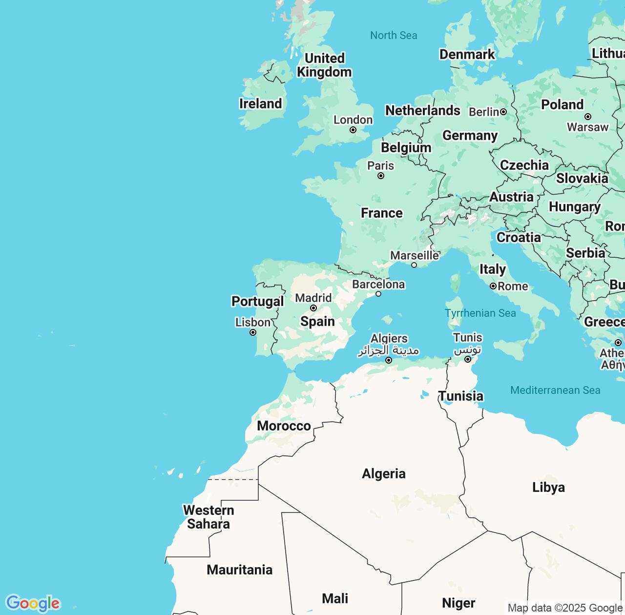 Map image for Intellectual Property Lawyers in Spain and Europe IP firms at coordinates  ; .