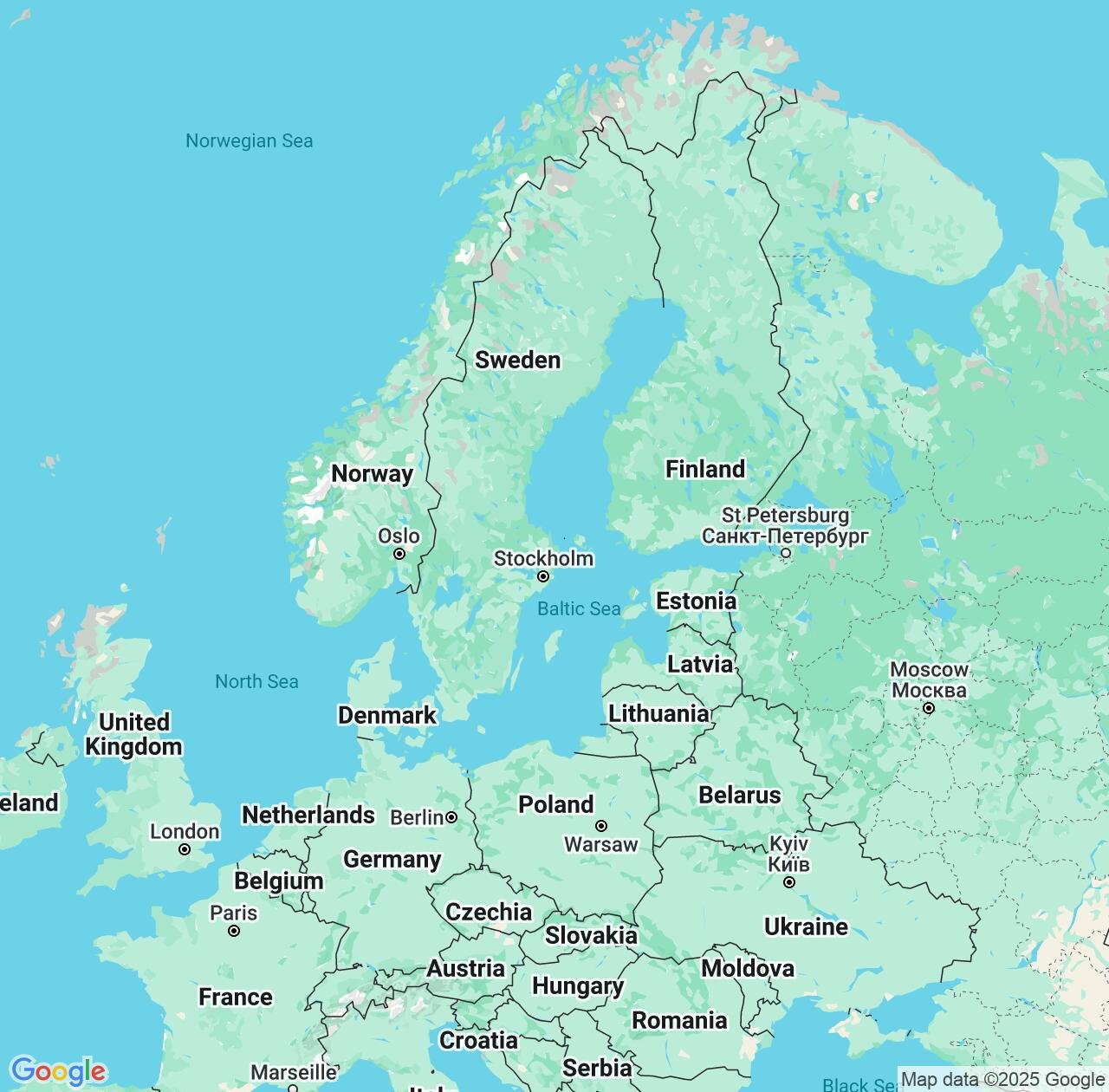 Map image for Intellectual Property Lawyers in Sweden and Europe IP firms at coordinates  ; .