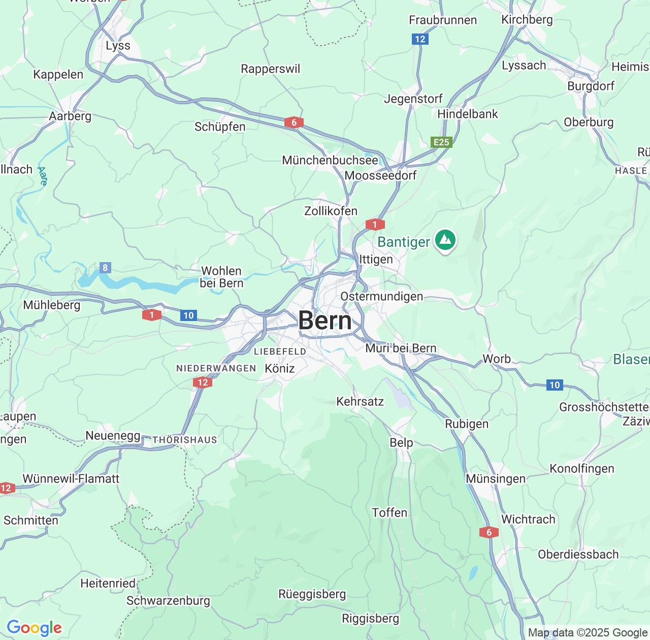 Map image for Intellectual Property Lawyers in Bern and Switzerland IP firms at coordinates  ; .