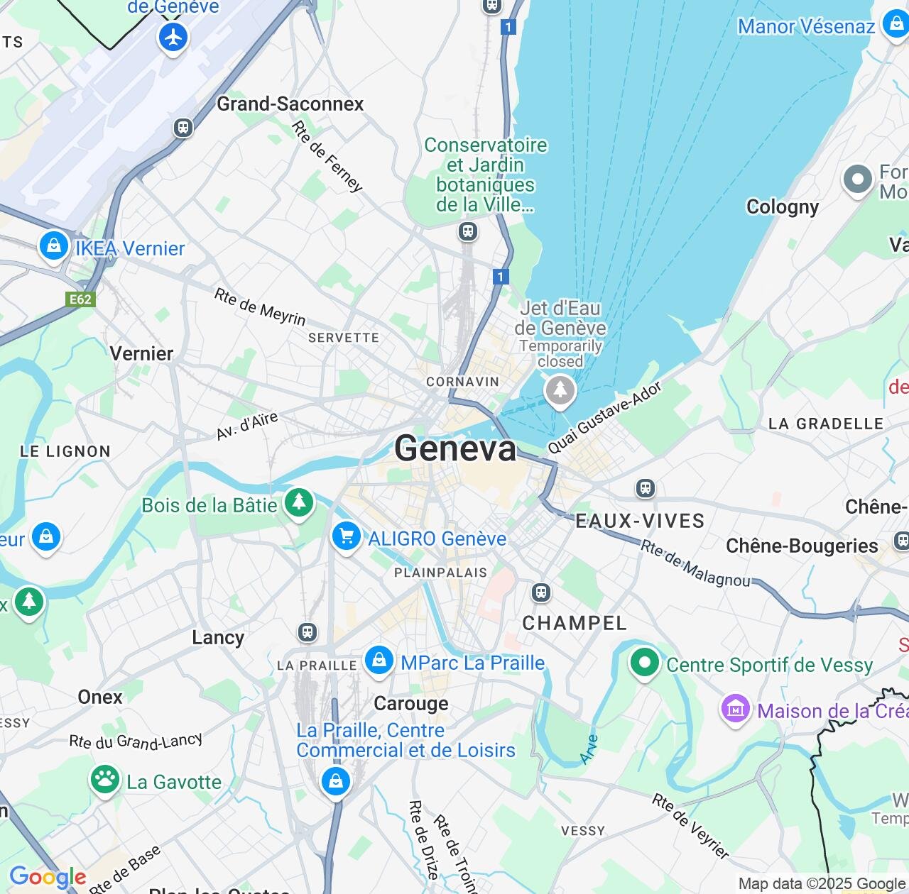 Map image for Intellectual Property Lawyers in Geneve and Geneva IP firms at coordinates  ; .