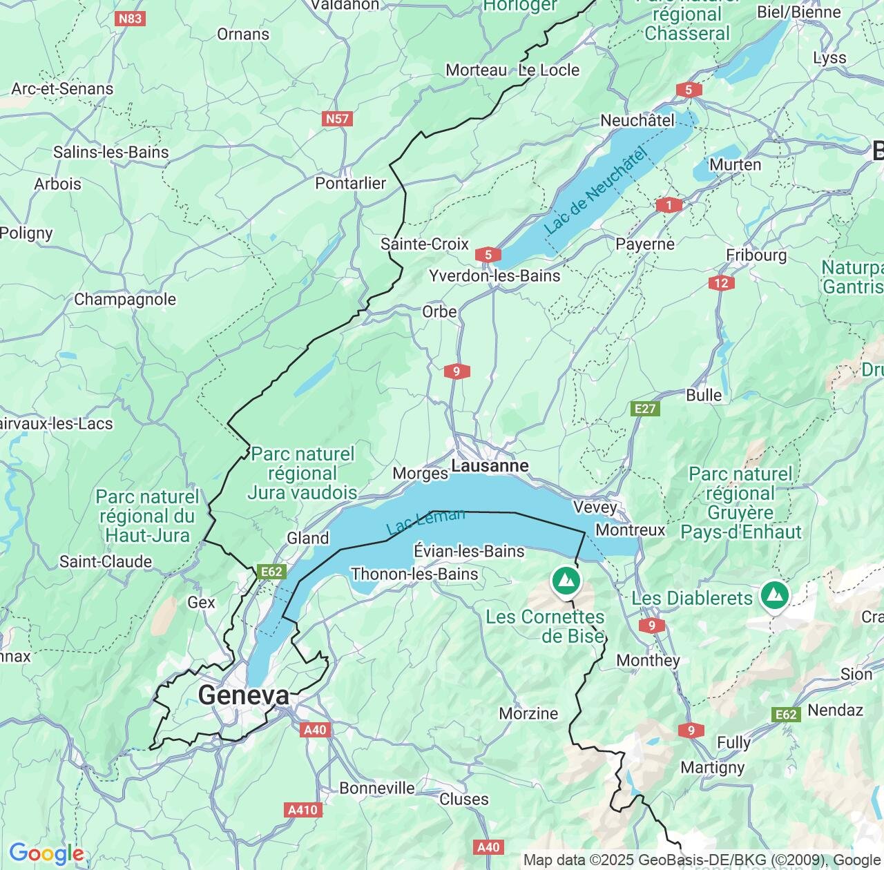 Map image for Intellectual Property Lawyers in Vaud and Switzerland IP firms at coordinates  ; .