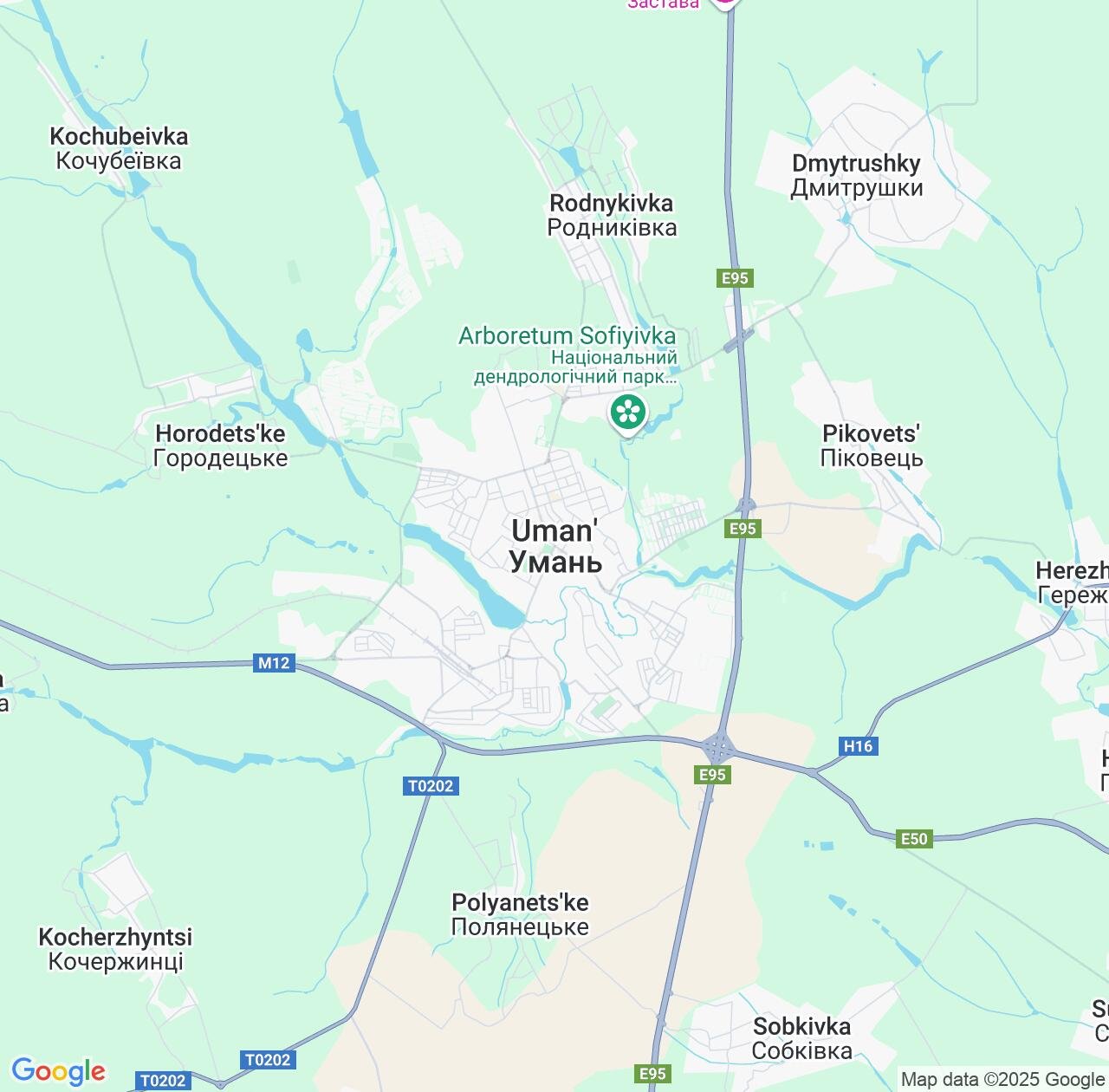 Map image for Intellectual Property Lawyers in Uman and Cherkasy IP firms at coordinates  ; .