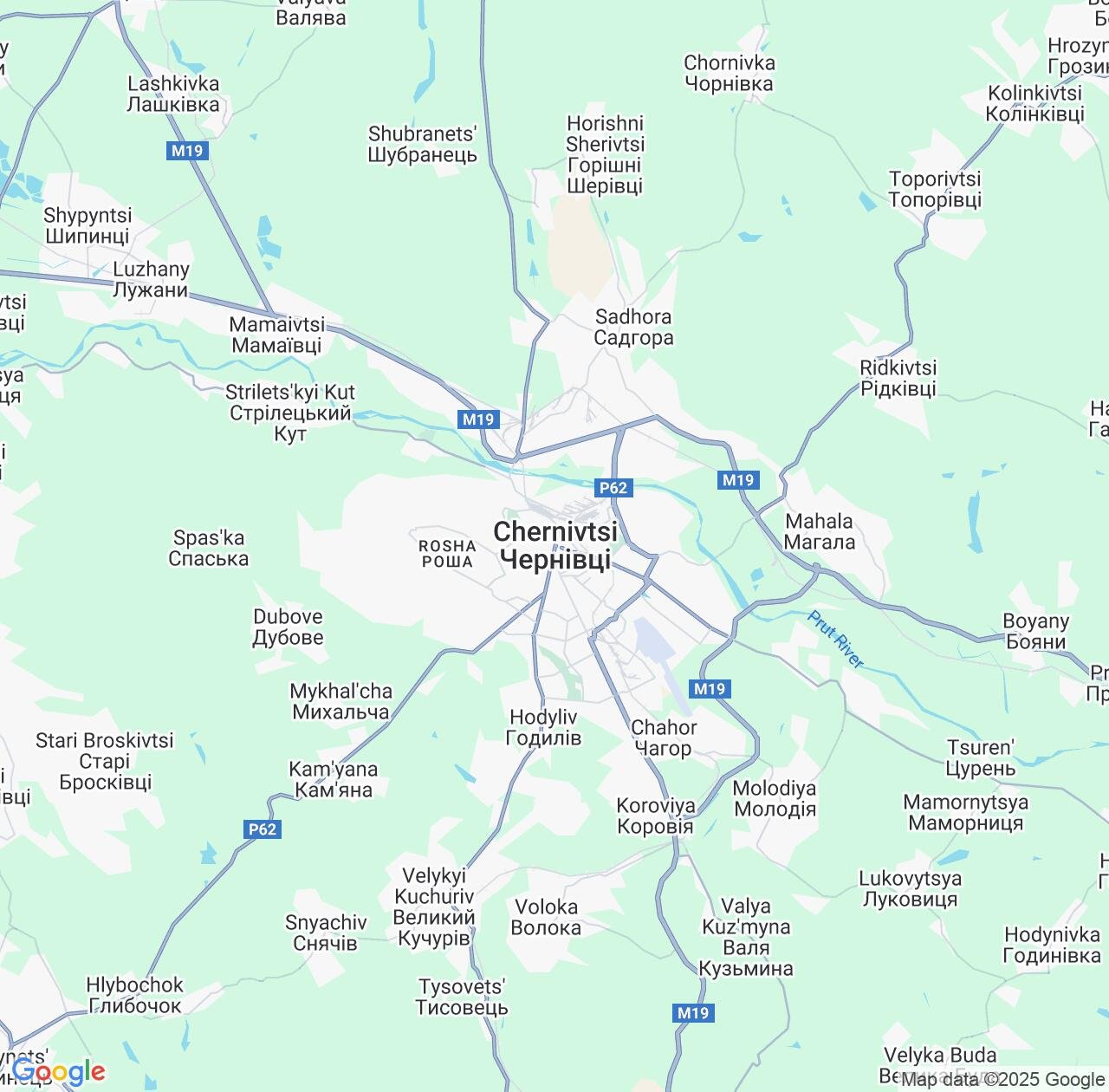Map image for Intellectual Property Lawyers in Chernivtsi and Ukraine IP firms at coordinates  ; .