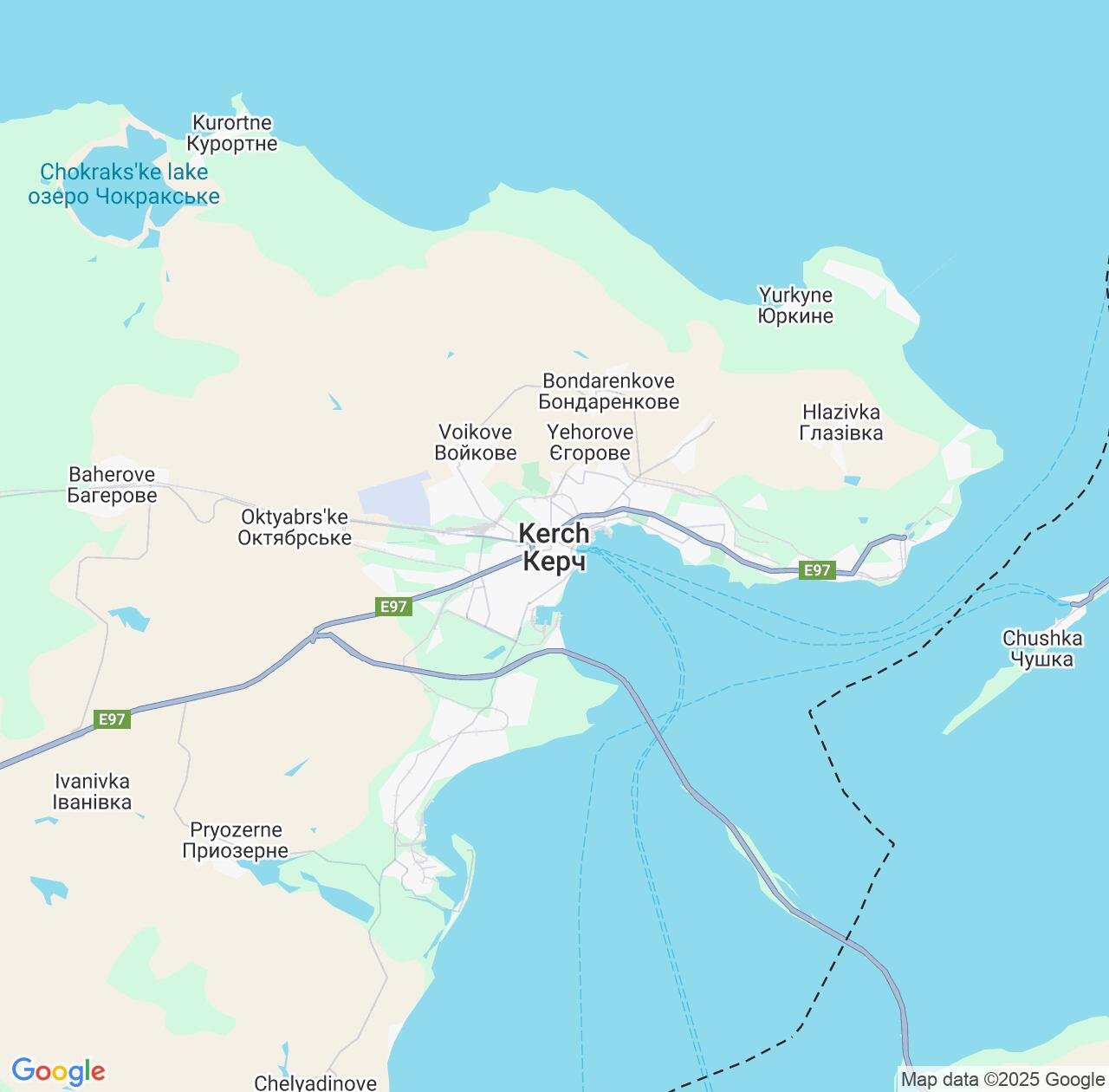 Map image for Intellectual Property Lawyers in Kerch and Crimea IP firms at coordinates  ; .