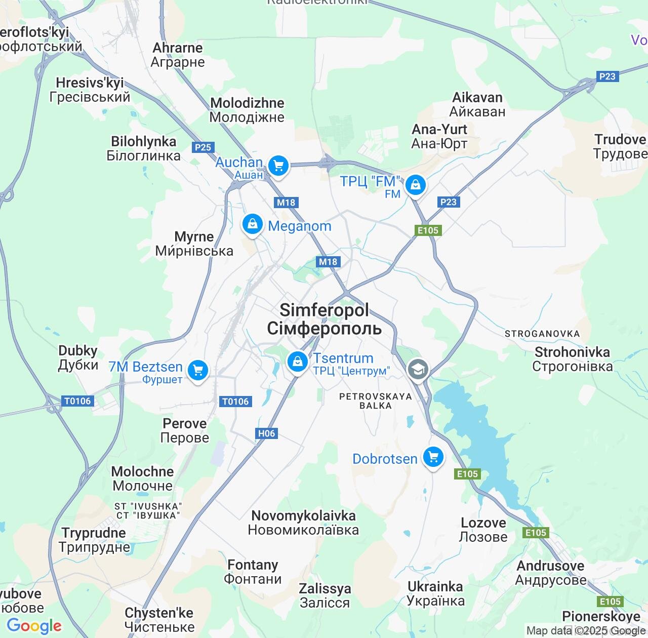 Map image for Intellectual Property Lawyers in Simferopol and Crimea IP firms at coordinates  ; .