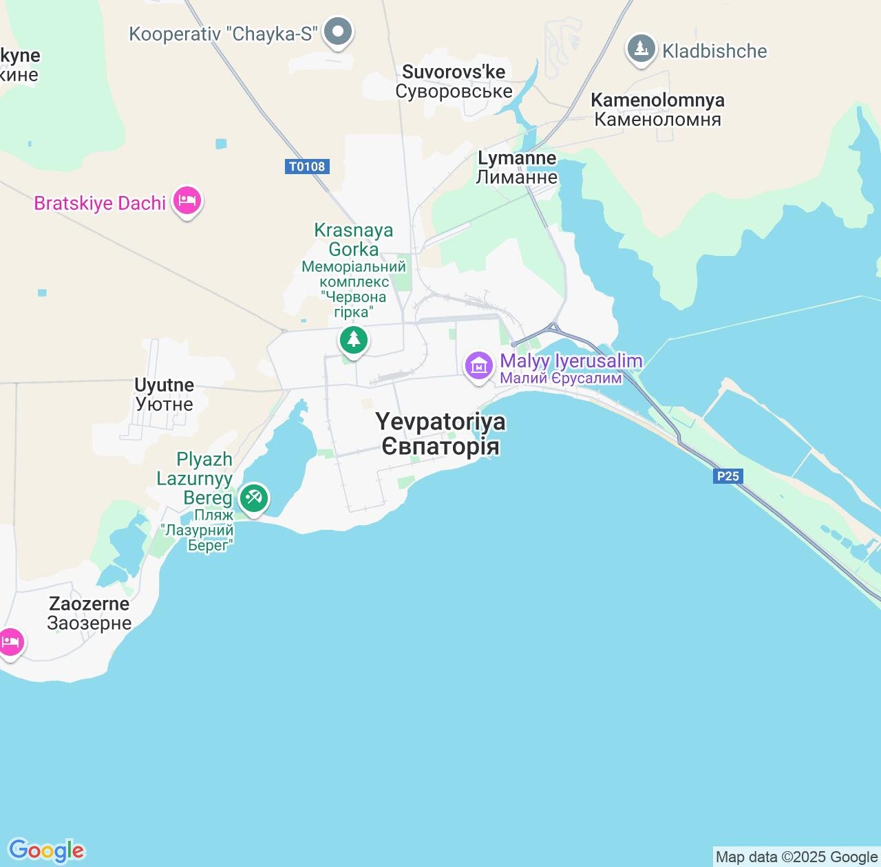 Map image for Intellectual Property Lawyers in Yevpatoriya and Crimea IP firms at coordinates  ; .