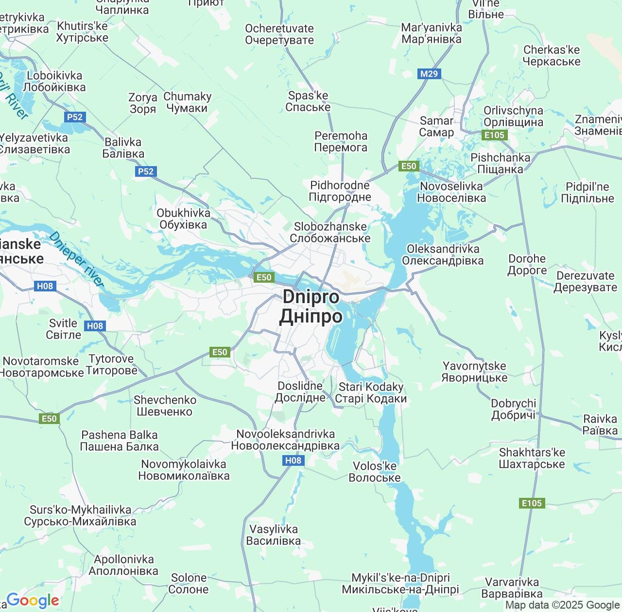 Map image for Intellectual Property Lawyers in Dnipro and Dnipropetrovsk IP firms at coordinates  ; .