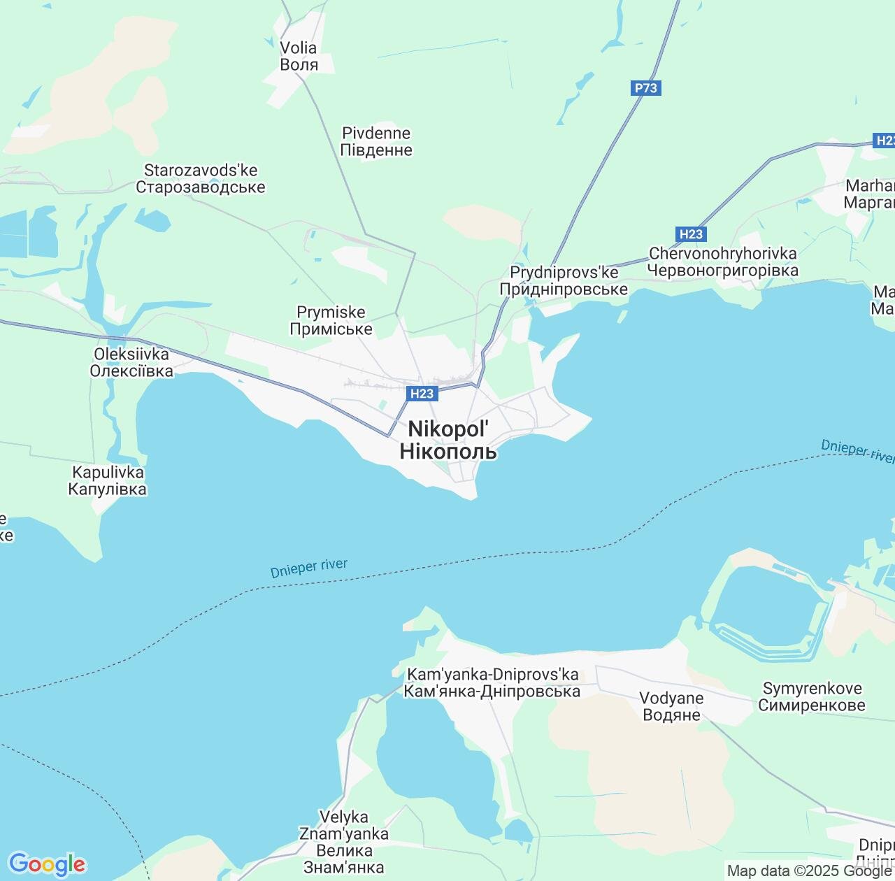 Map image for Intellectual Property Lawyers in Nikopol and Dnipropetrovsk IP firms at coordinates  ; .