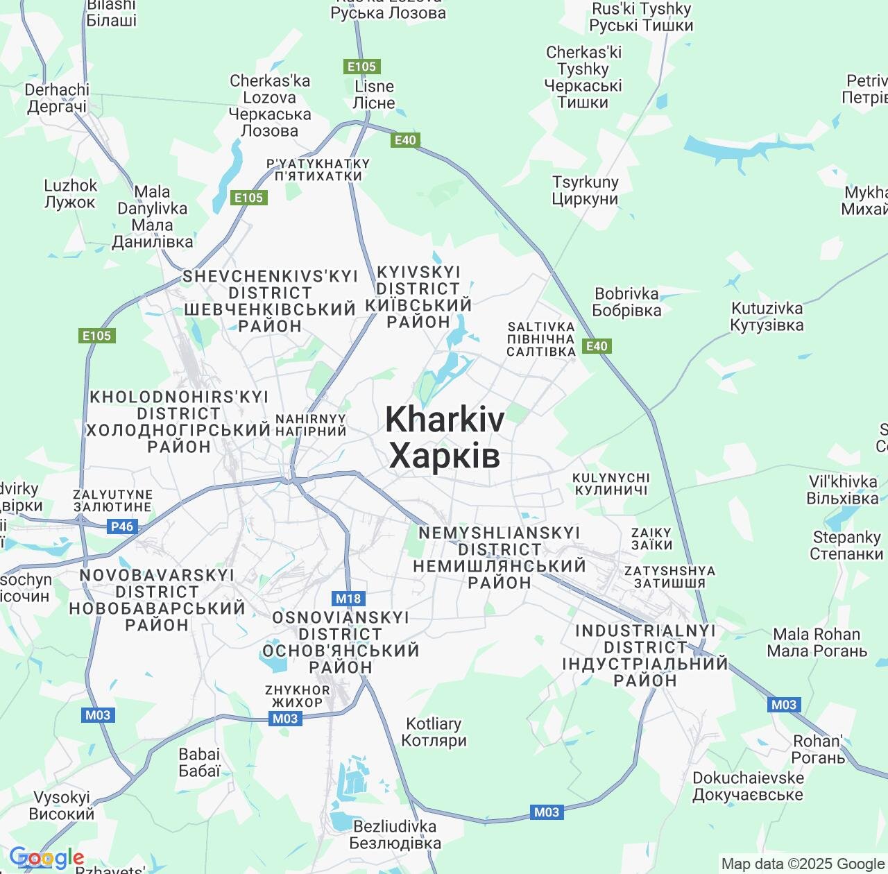 Map image for Intellectual Property Lawyers in Kharkiv and Kharkivs’ka Oblast’ IP firms at coordinates  ; .