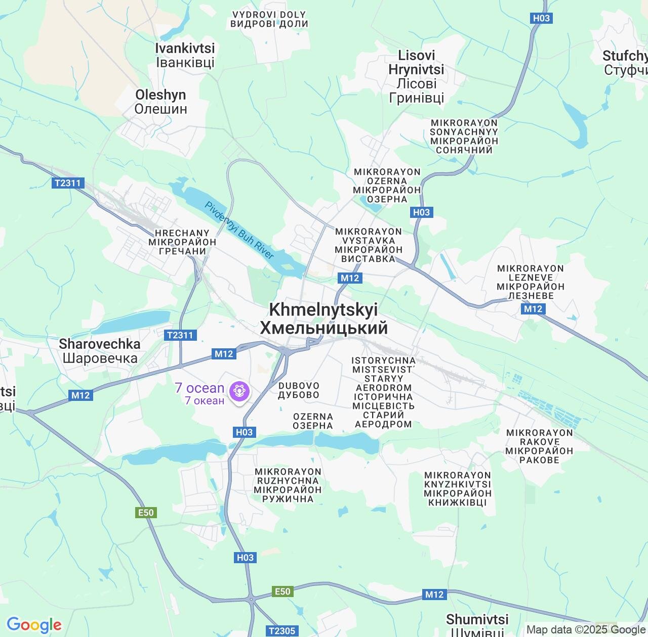 Map image for Intellectual Property Lawyers in Khmelnytskyi and Ukraine IP firms at coordinates  ; .