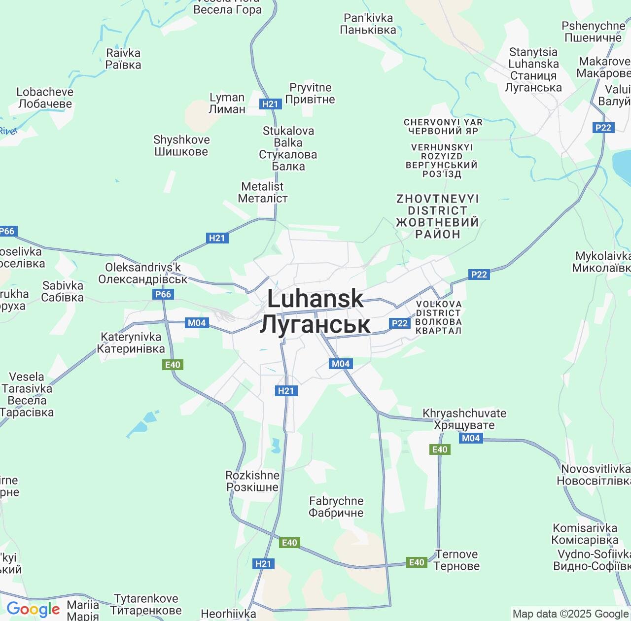 Map image for Intellectual Property Lawyers in Luhansk and Ukraine IP firms at coordinates  ; .