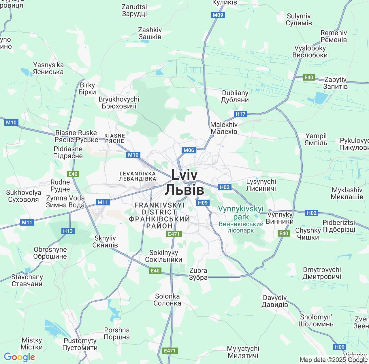 Map image for Intellectual Property Lawyers in Lviv and Ukraine IP firms at coordinates  ; .