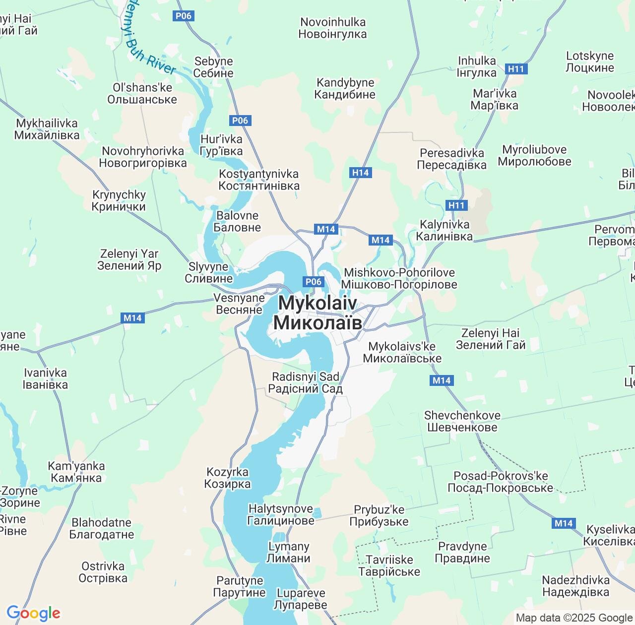 Map image for Intellectual Property Lawyers in Mykolayiv and Mykolaiv IP firms at coordinates  ; .