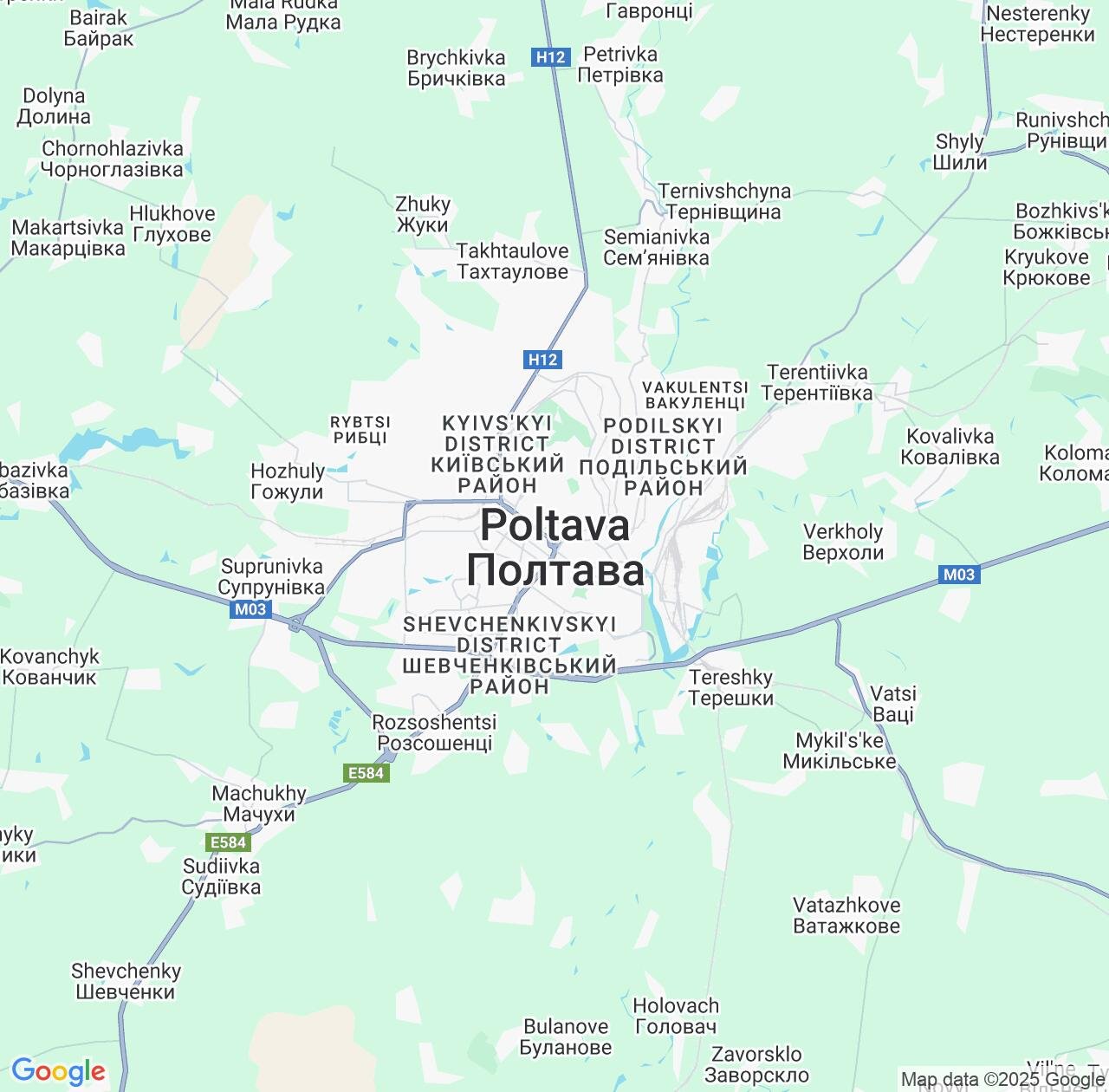 Map image for Intellectual Property Lawyers in Poltava and Ukraine IP firms at coordinates  ; .