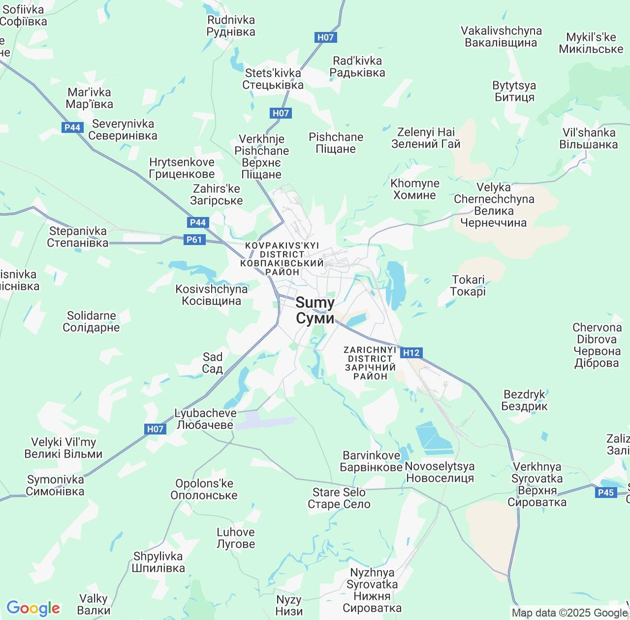Map image for Intellectual Property Lawyers in Sumy and Ukraine IP firms at coordinates  ; .