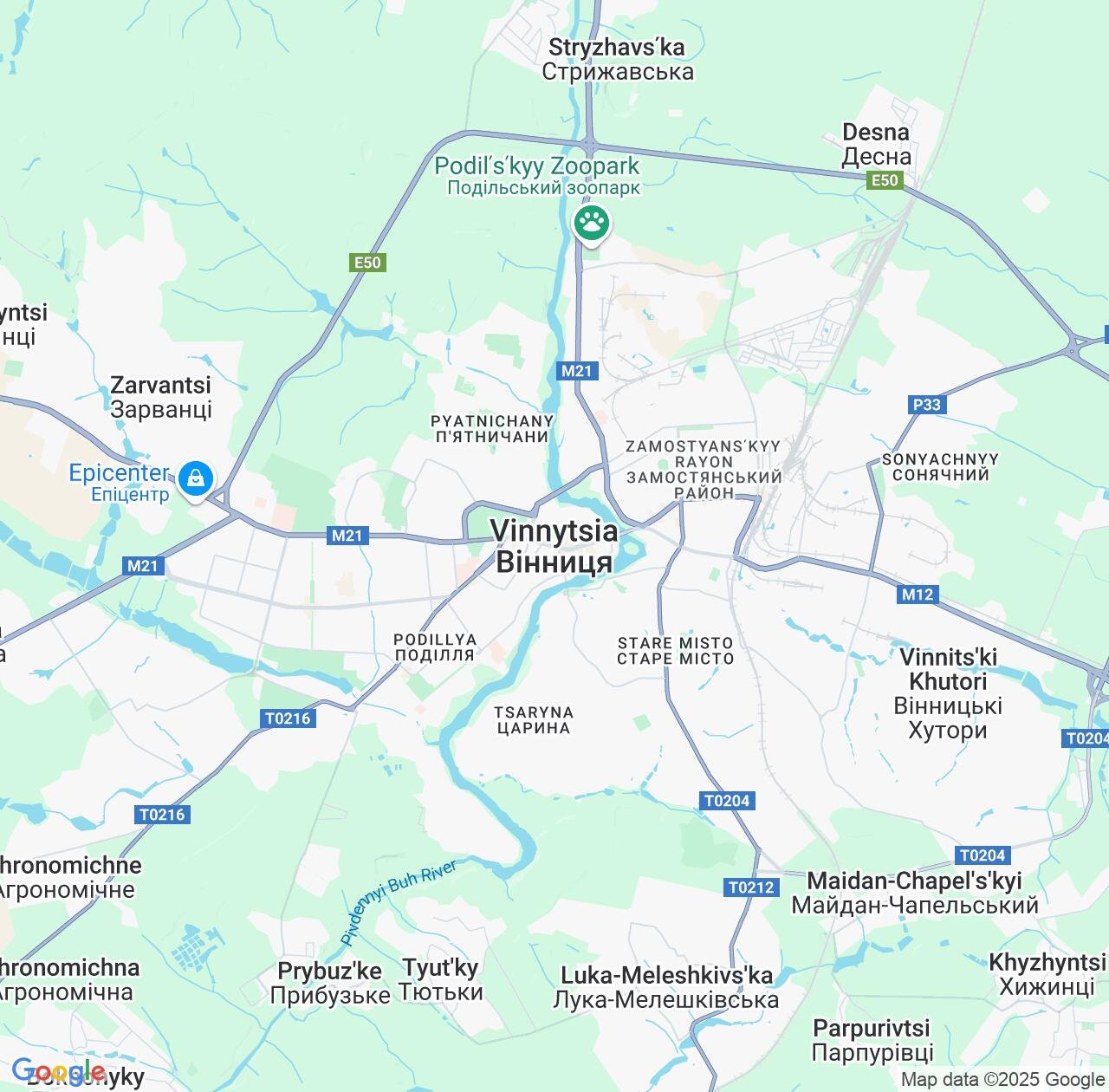 Map image for Intellectual Property Lawyers in Vinnytsia and Ukraine IP firms at coordinates  ; .