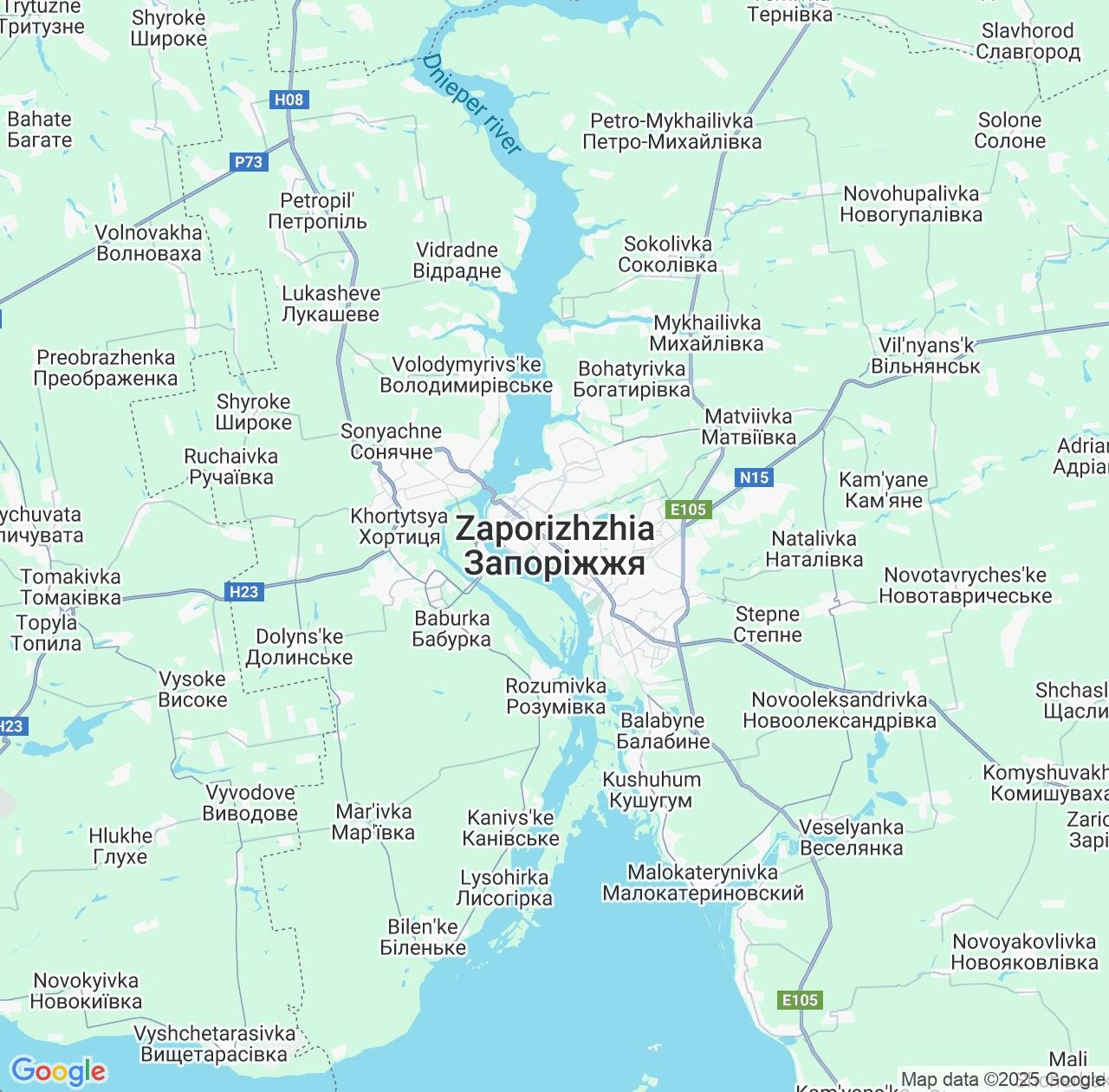 Map image for Intellectual Property Lawyers in Zaporizhzhya and Zaporizhzhia IP firms at coordinates  ; .
