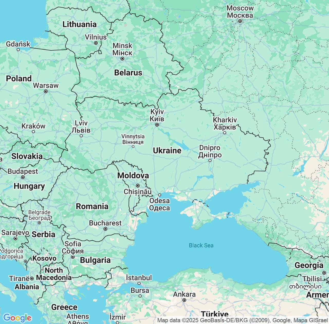Map image for Intellectual Property Lawyers in Ukraine and Europe IP firms at coordinates  ; .