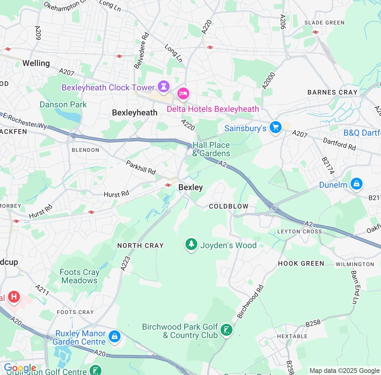 Map image for Intellectual Property Lawyers in Bexley and England IP firms at coordinates  ; .