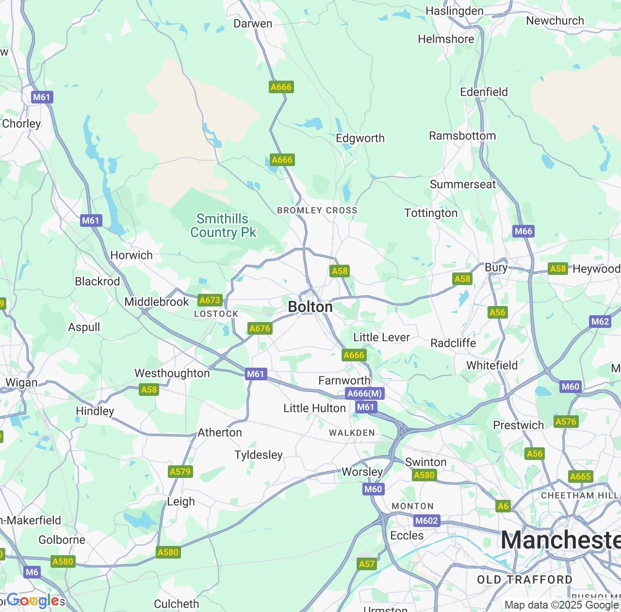 Map image for Intellectual Property Lawyers in Bolton and England IP firms at coordinates  ; .
