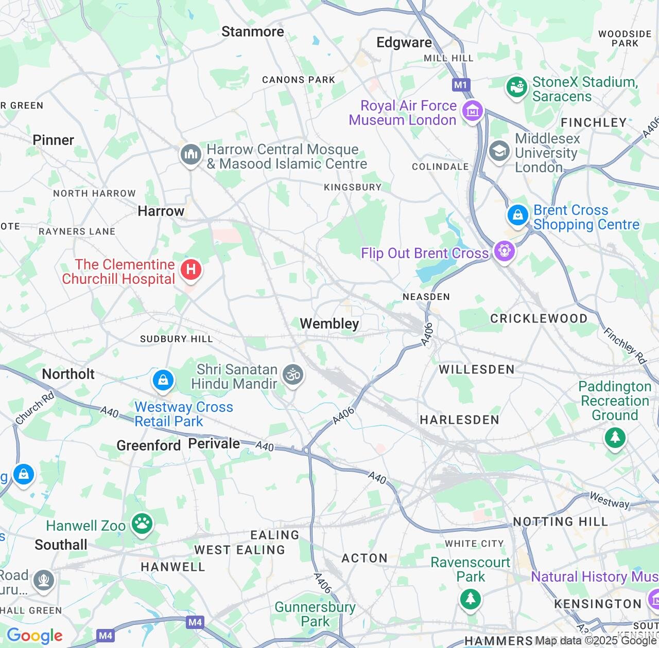 Map image for Intellectual Property Lawyers in Brent and England IP firms at coordinates  ; .