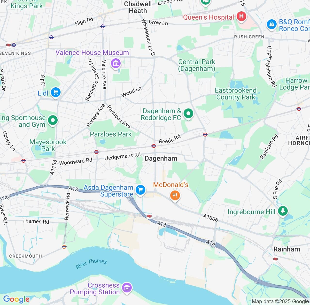 Map image for Intellectual Property Lawyers in Dagenham and England IP firms at coordinates  ; .